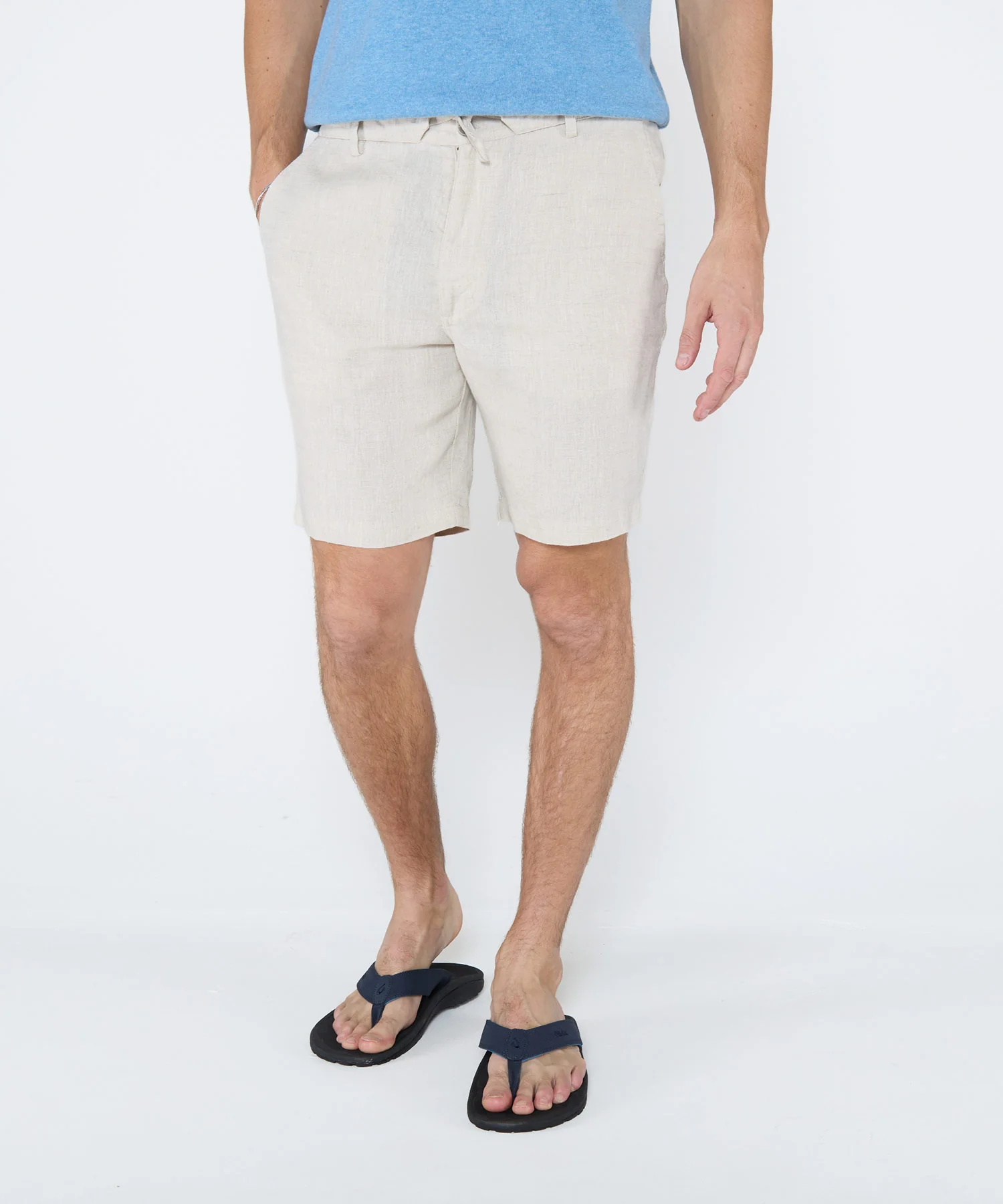 Westport Black Southport Linen Shorts - Image 3