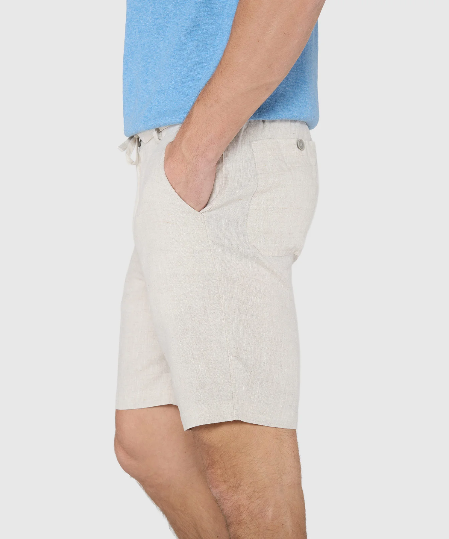 Westport Black Southport Linen Shorts - Image 6