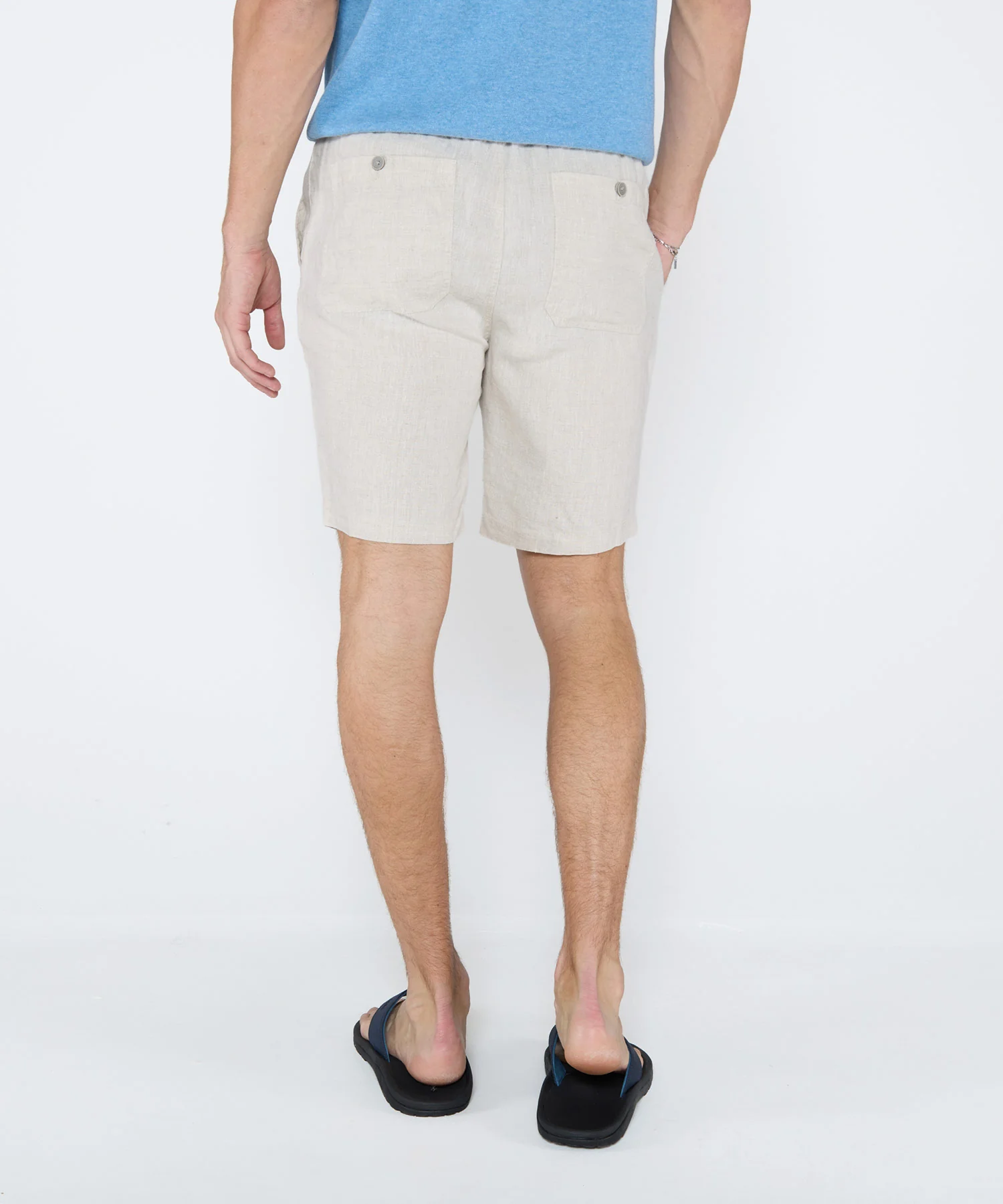 Westport Black Southport Linen Shorts - Image 7