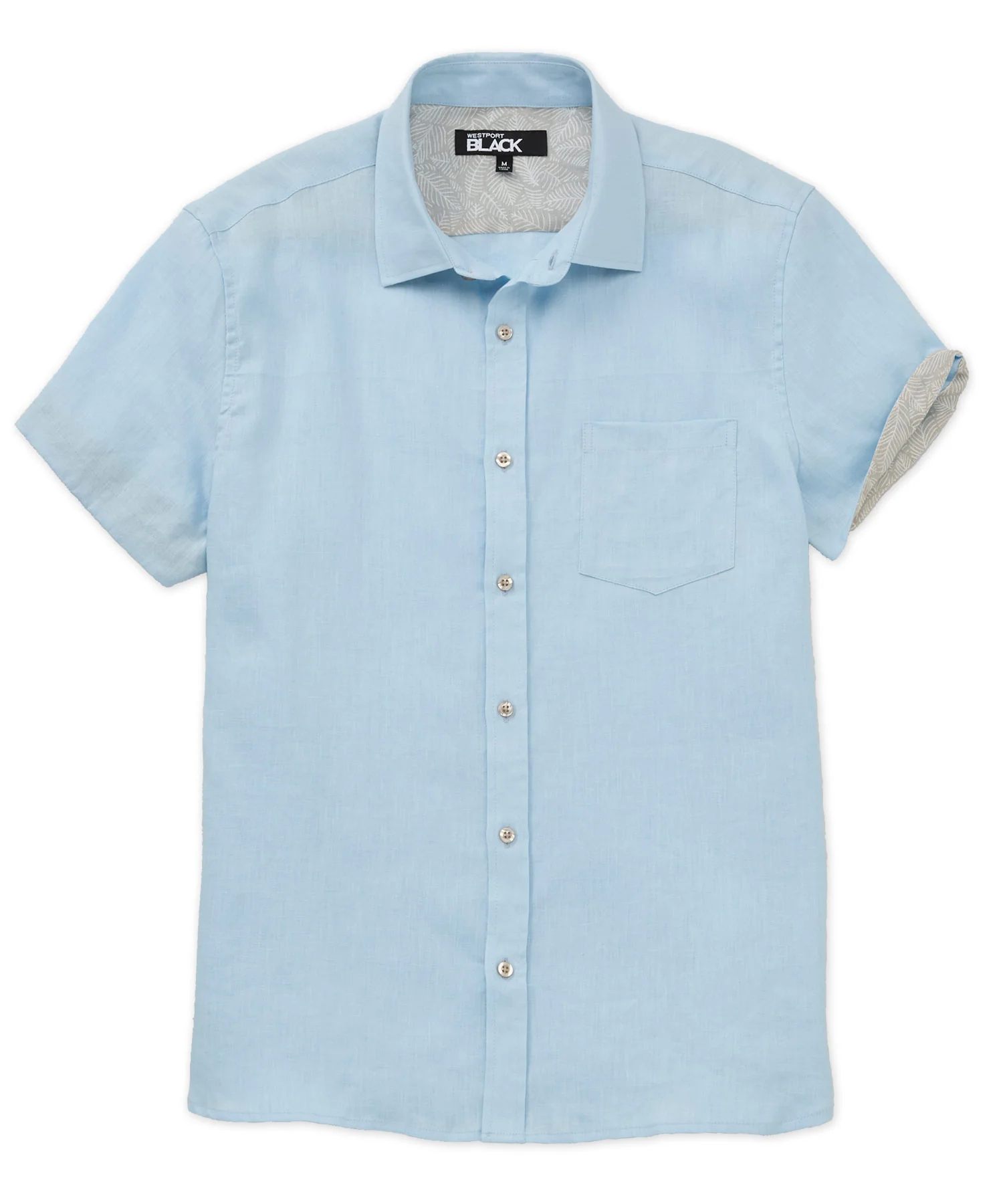 Westport Black Southport Short Sleeve Linen Shirt - Image 11