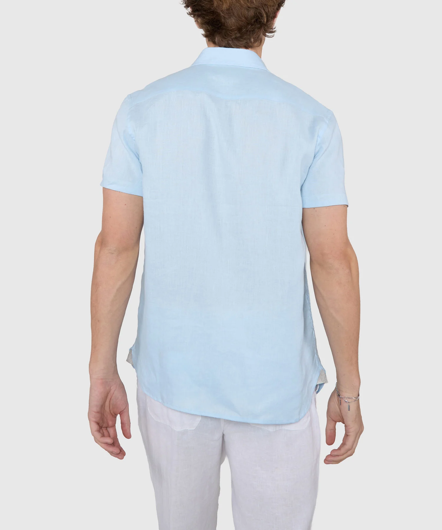 Westport Black Southport Short Sleeve Linen Shirt - Image 13