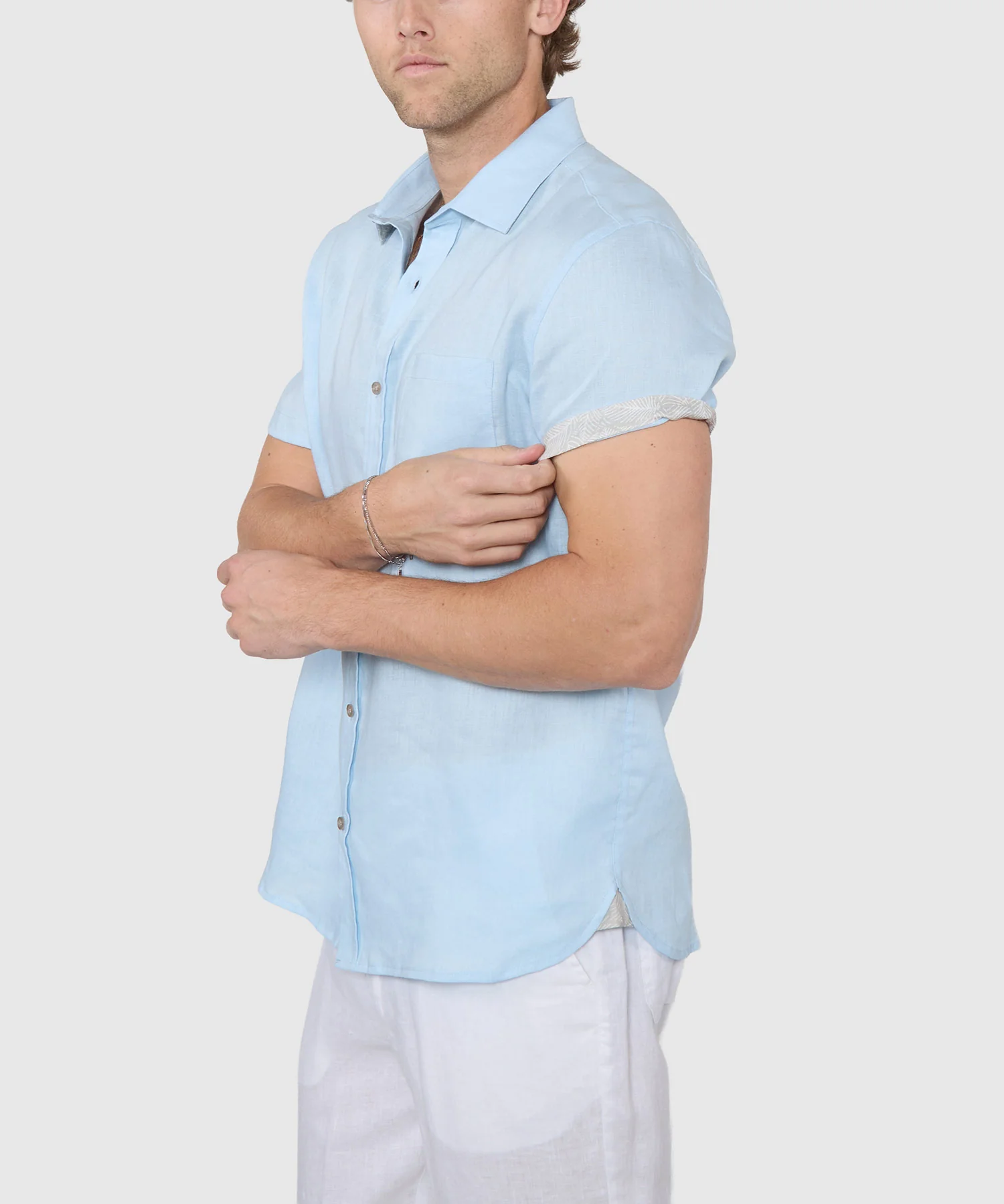 Westport Black Southport Short Sleeve Linen Shirt - Image 14