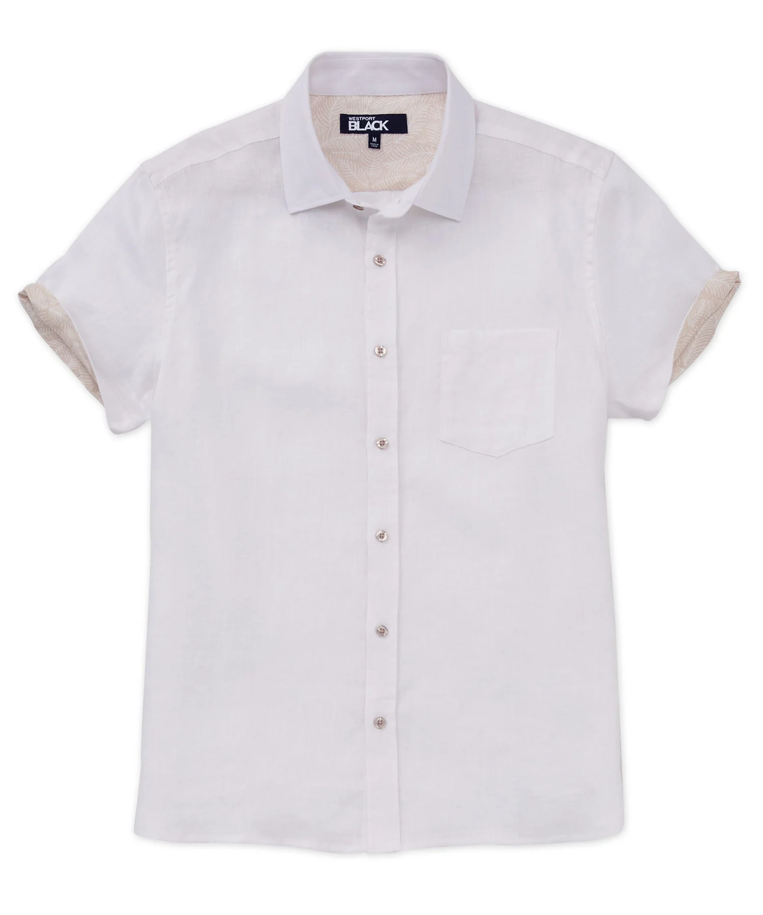 Westport Black Southport Short Sleeve Linen Shirt - Image 16