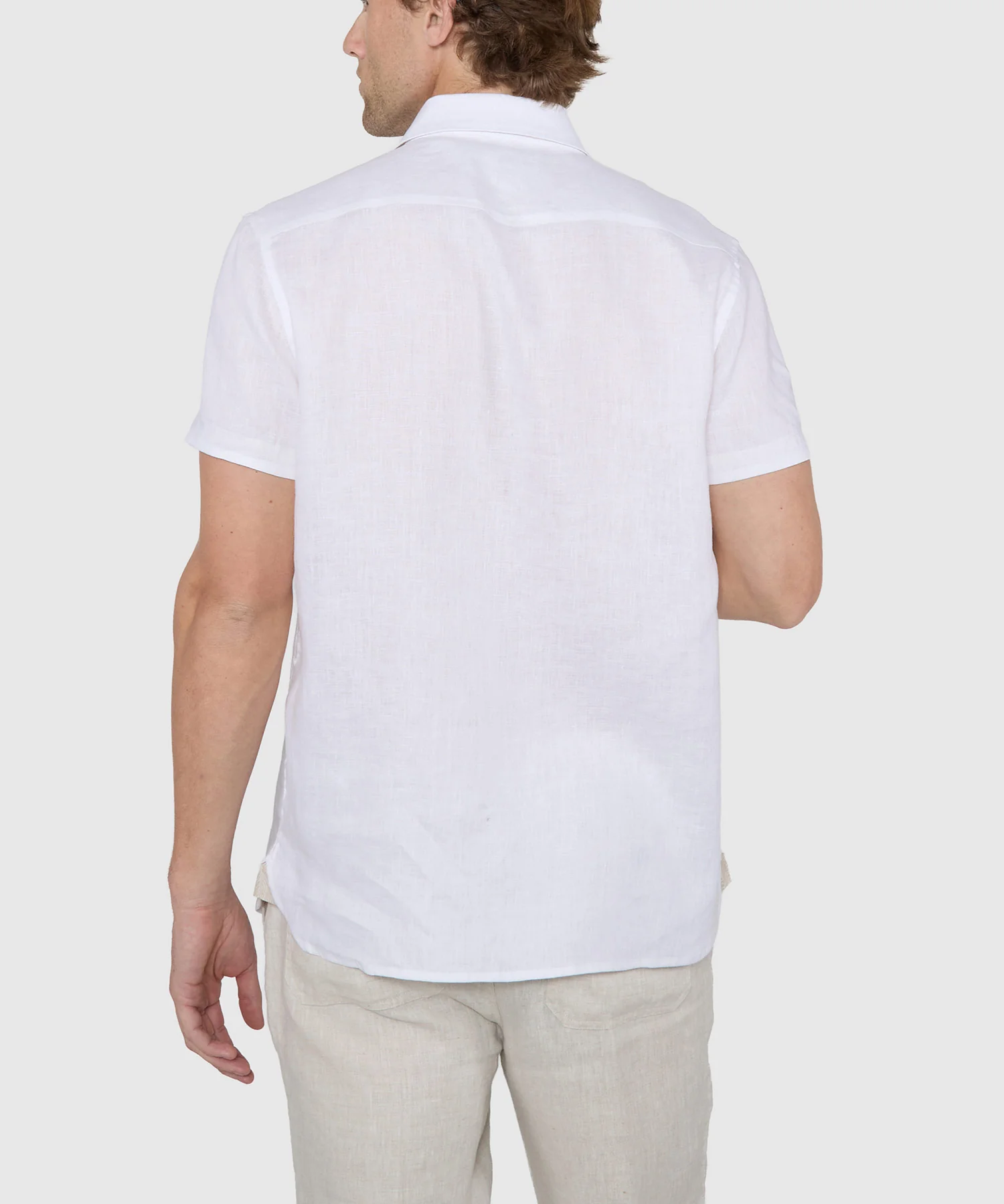 Westport Black Southport Short Sleeve Linen Shirt - Image 18