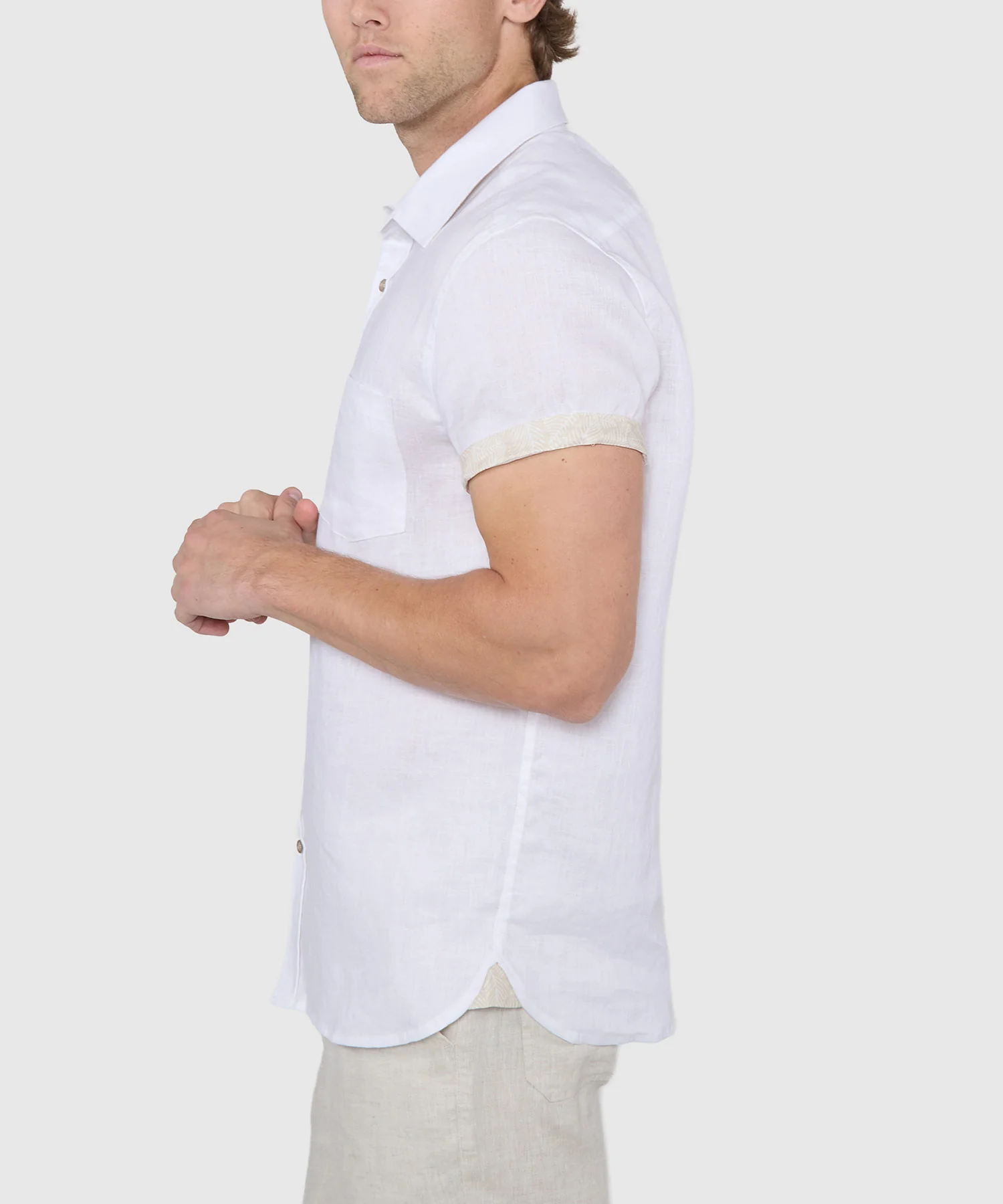 Westport Black Southport Short Sleeve Linen Shirt - Image 19