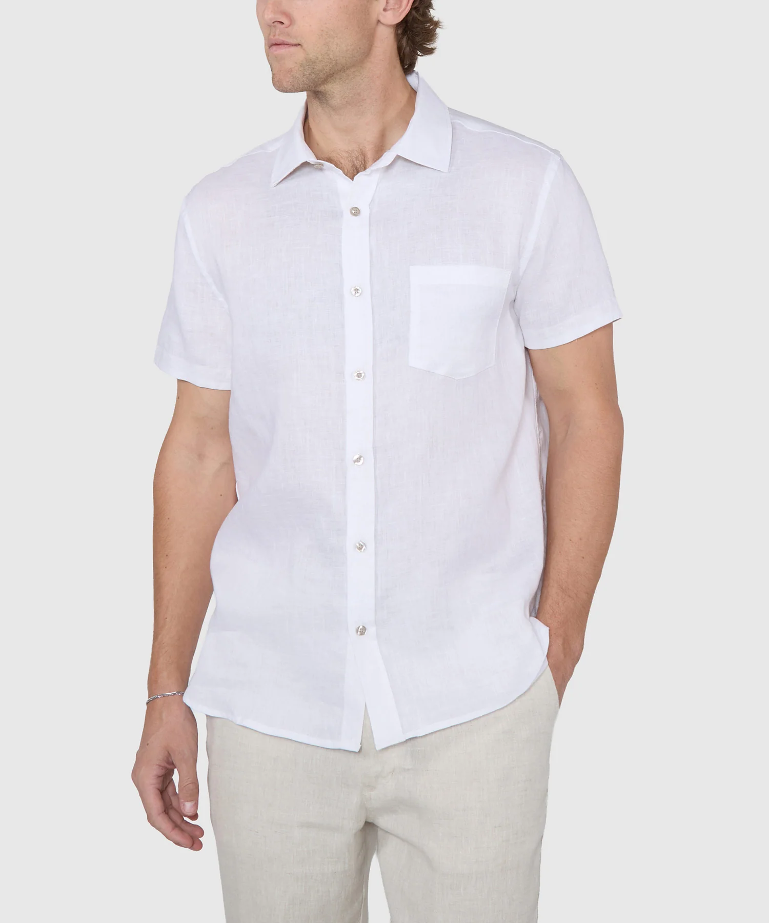 Westport Black Southport Short Sleeve Linen Shirt - Image 20
