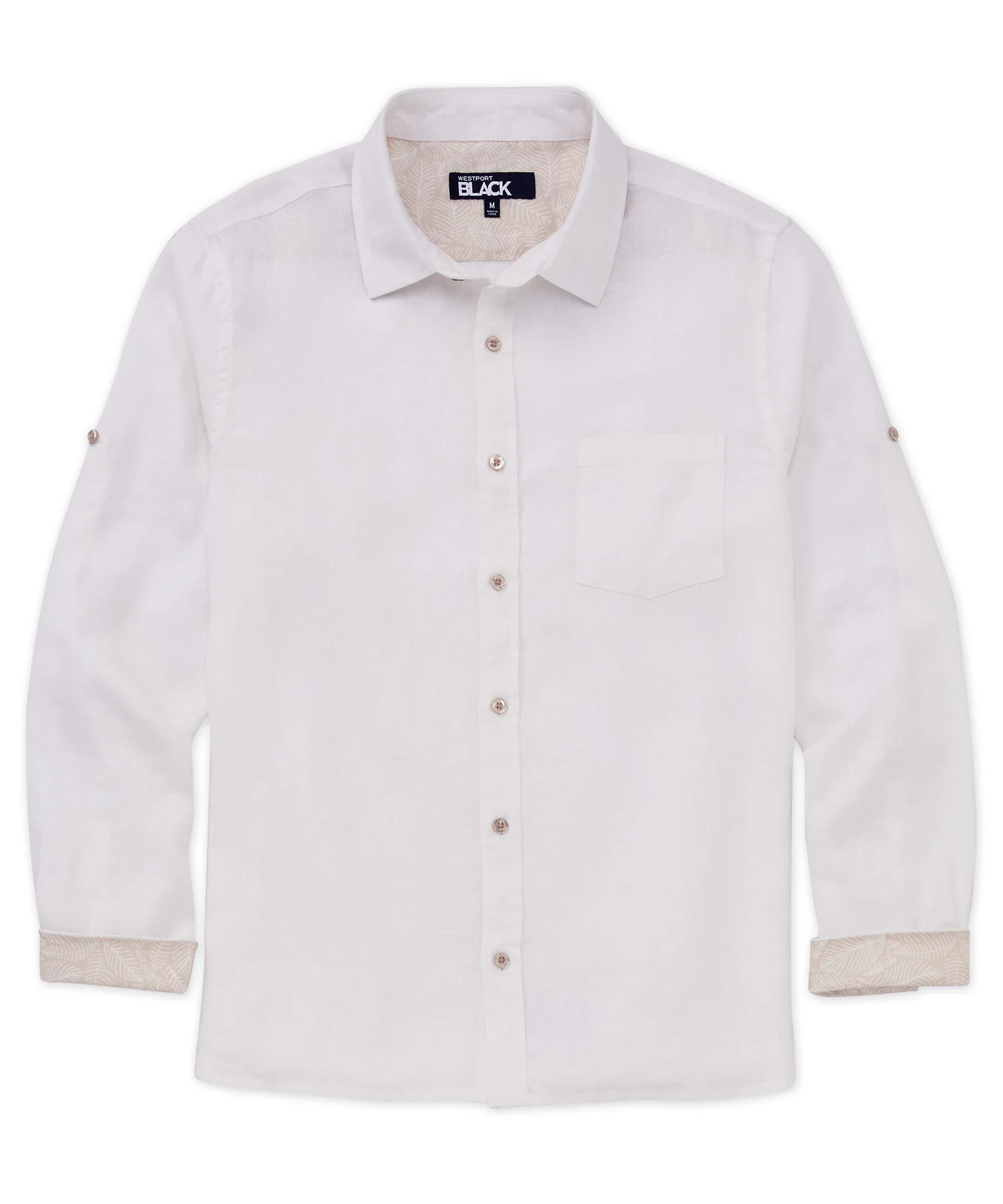 Westport Black Southport Long Sleeve Linen Shirt - Image 16