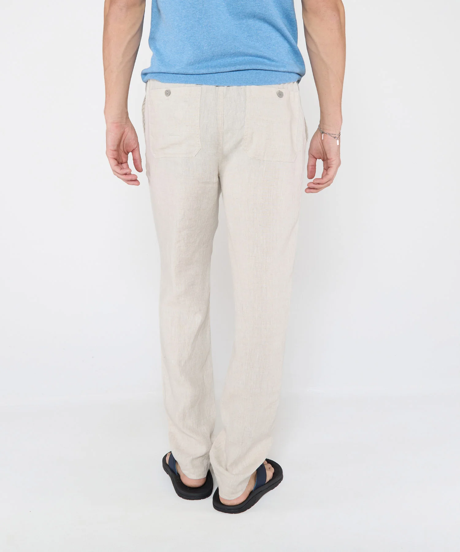 Westport Black Southport Linen Pants - Image 15