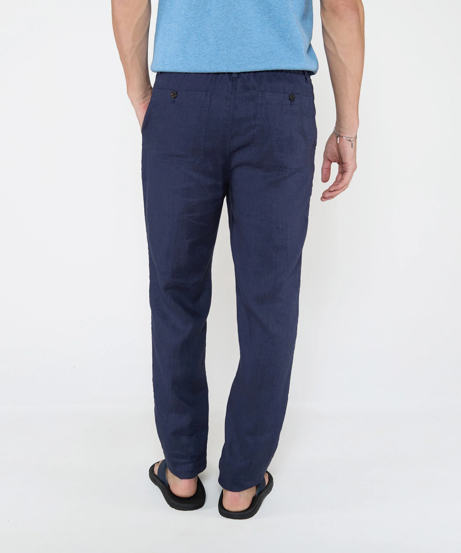 Westport Black Southport Linen Pants - Image 5