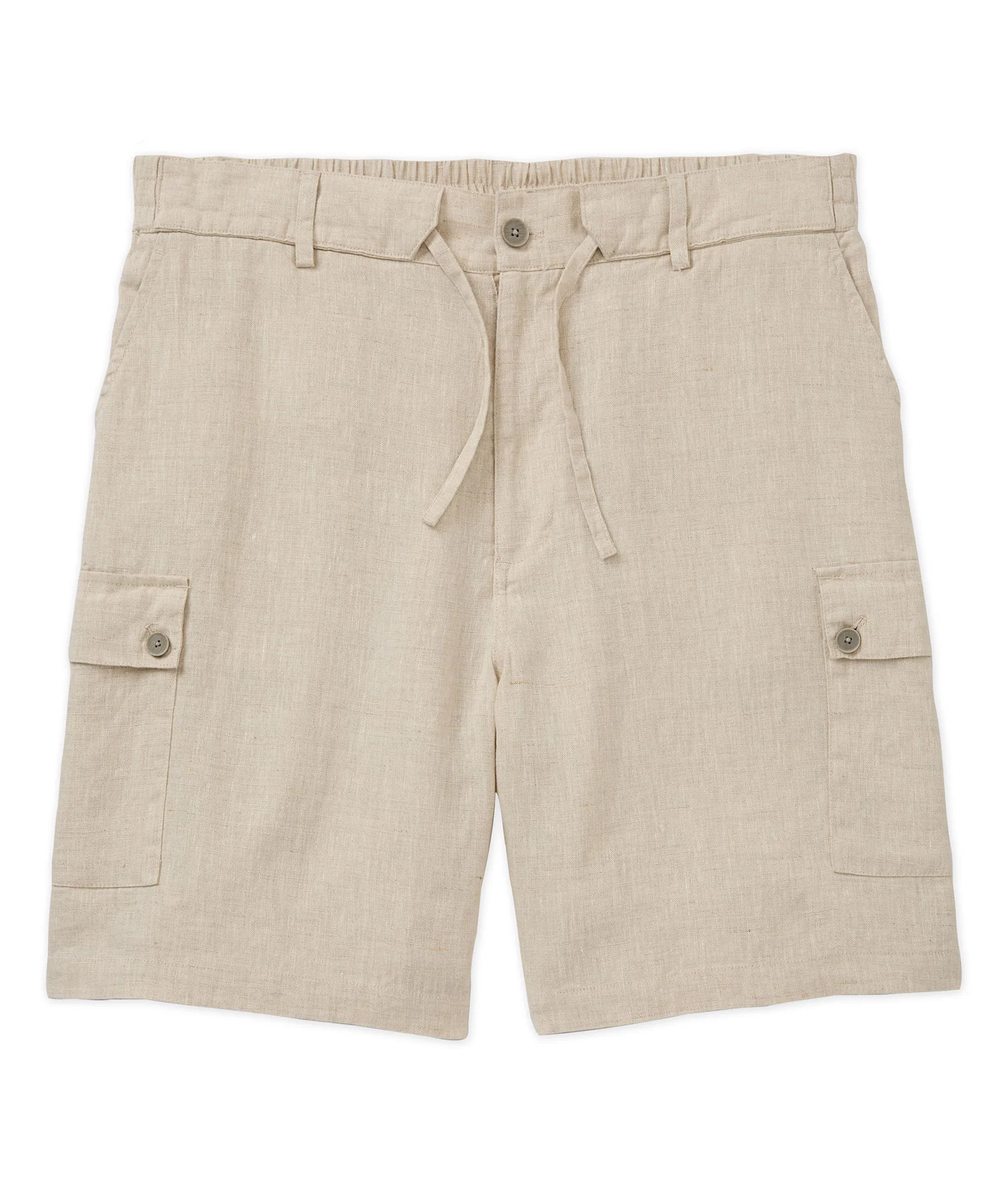 Westport Black Southport Linen Drawstring Cargo Shorts - Image 8