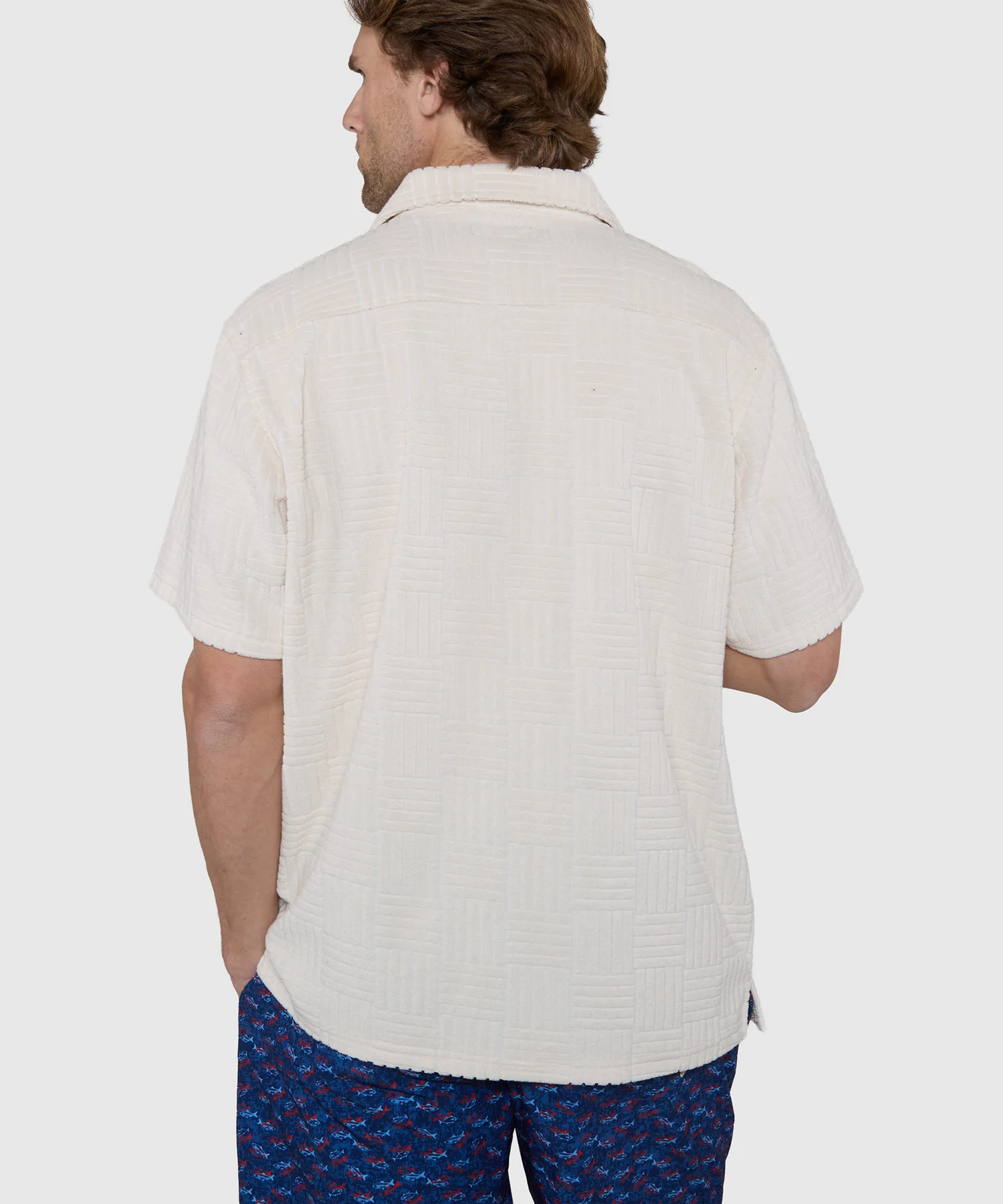 Westport Black Vienna Terry Cabana Shirt - Image 7