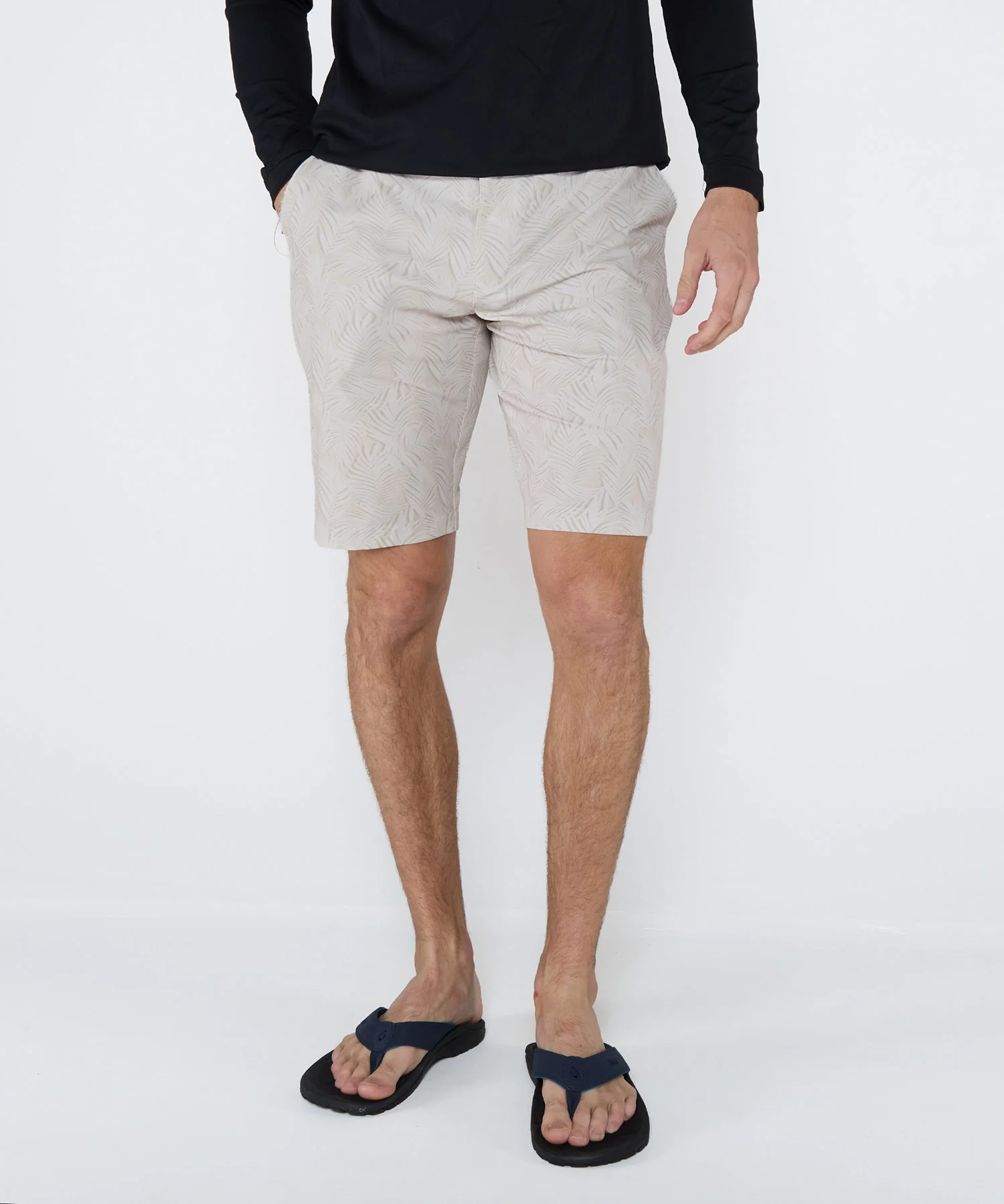 Westport Lifestyle Country Club II Palm Print Hybrid Shorts - Image 3