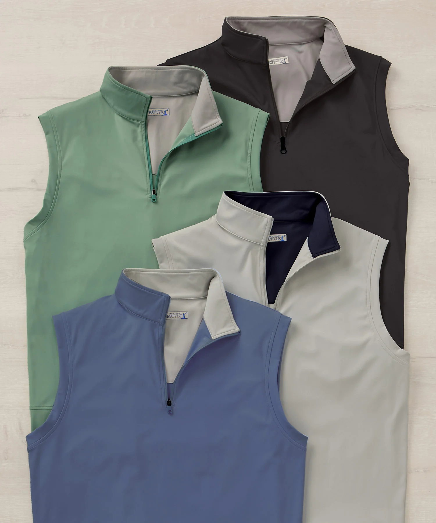 Westport Lifestyle Links Quarter-Zip Vest - Image 3