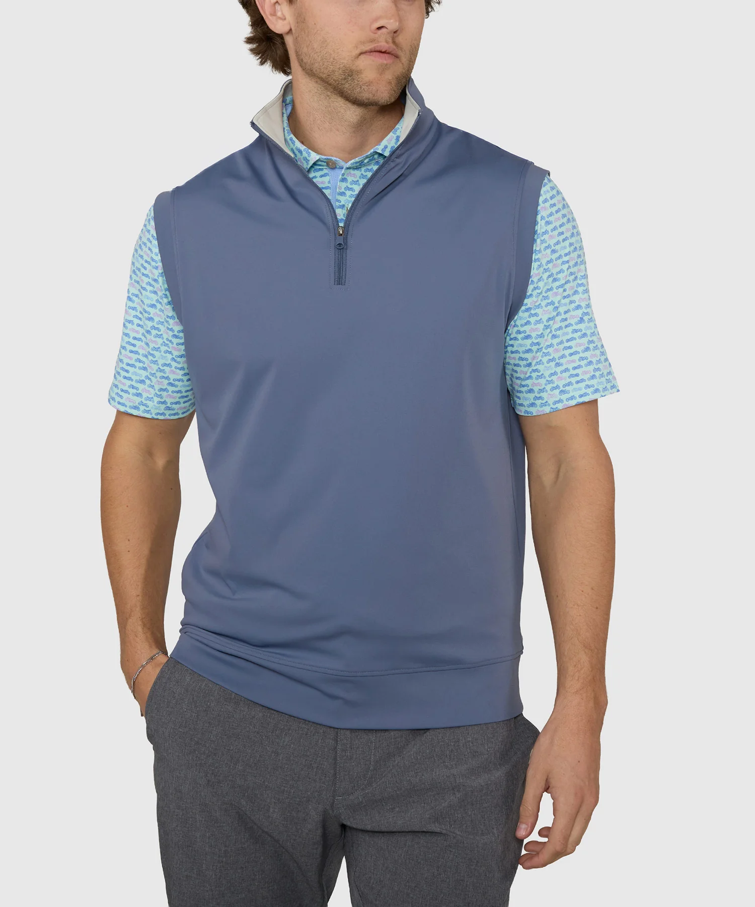 Westport Lifestyle Links Quarter-Zip Vest - Image 9
