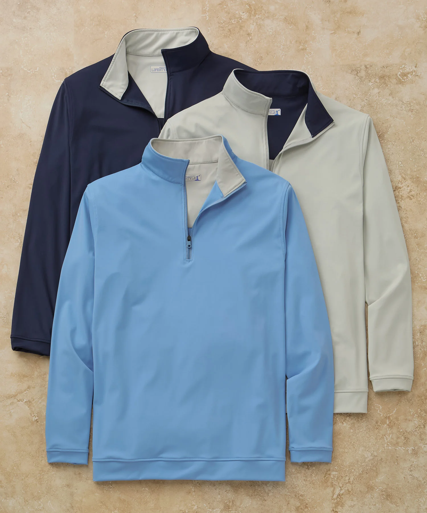 Westport Lifestyle Links Quarter-Zip Pullover - Image 3