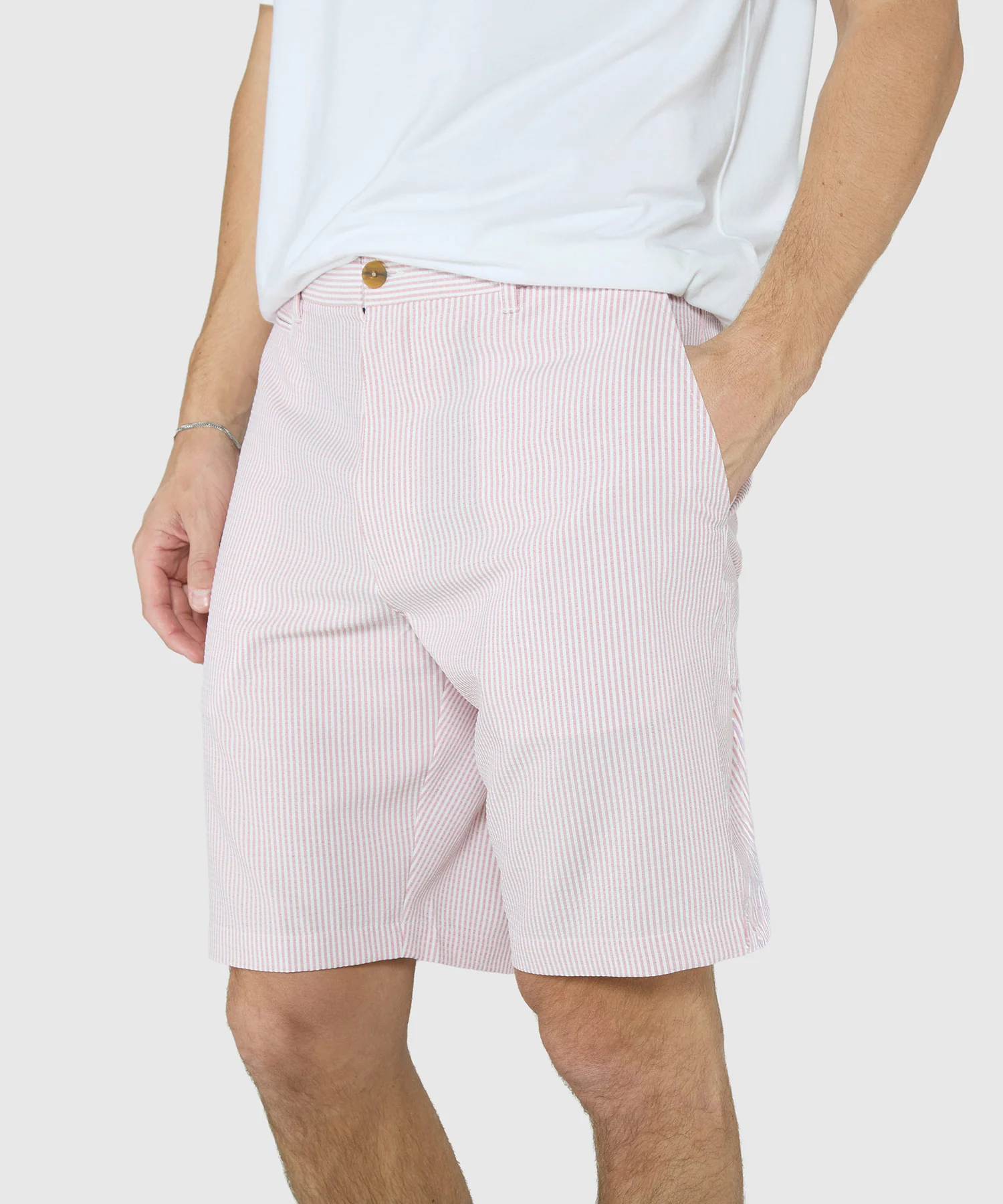 Westport Lifestyle Mystic Flat Front Seersucker Shorts - Image 4