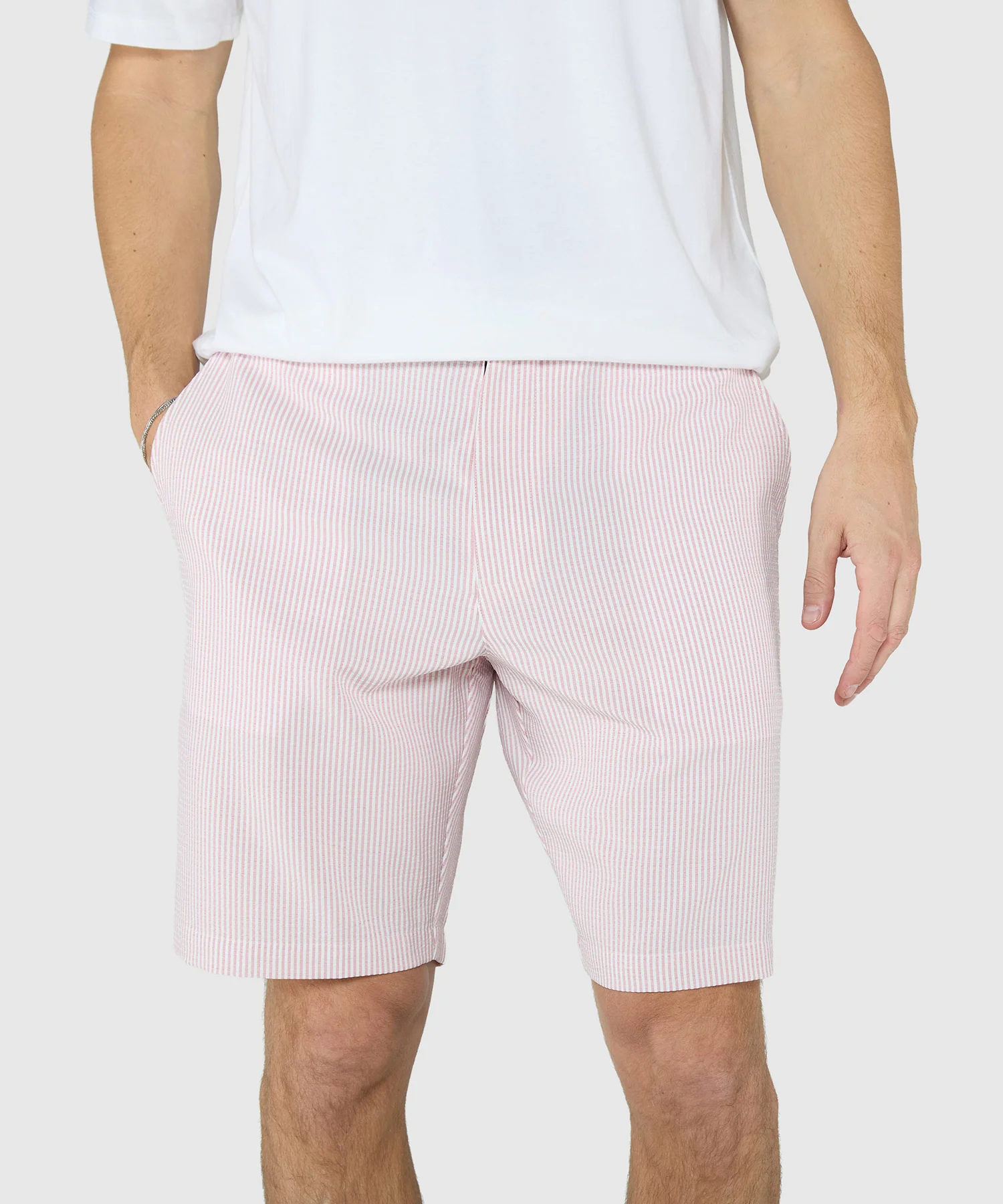 Westport Lifestyle Mystic Flat Front Seersucker Shorts - Image 6