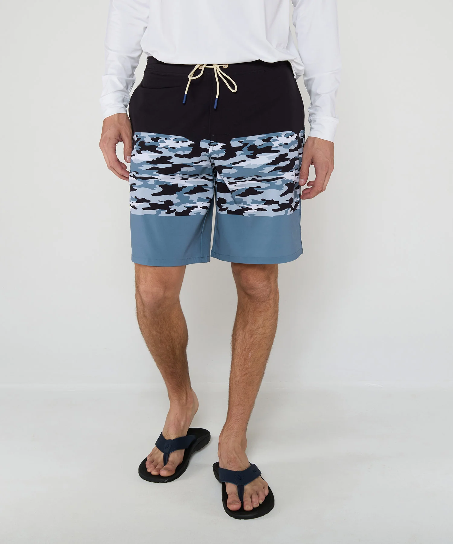 Westport Lifestyle Saybrook Half Elastic Colorblock Board Shorts - Image 2