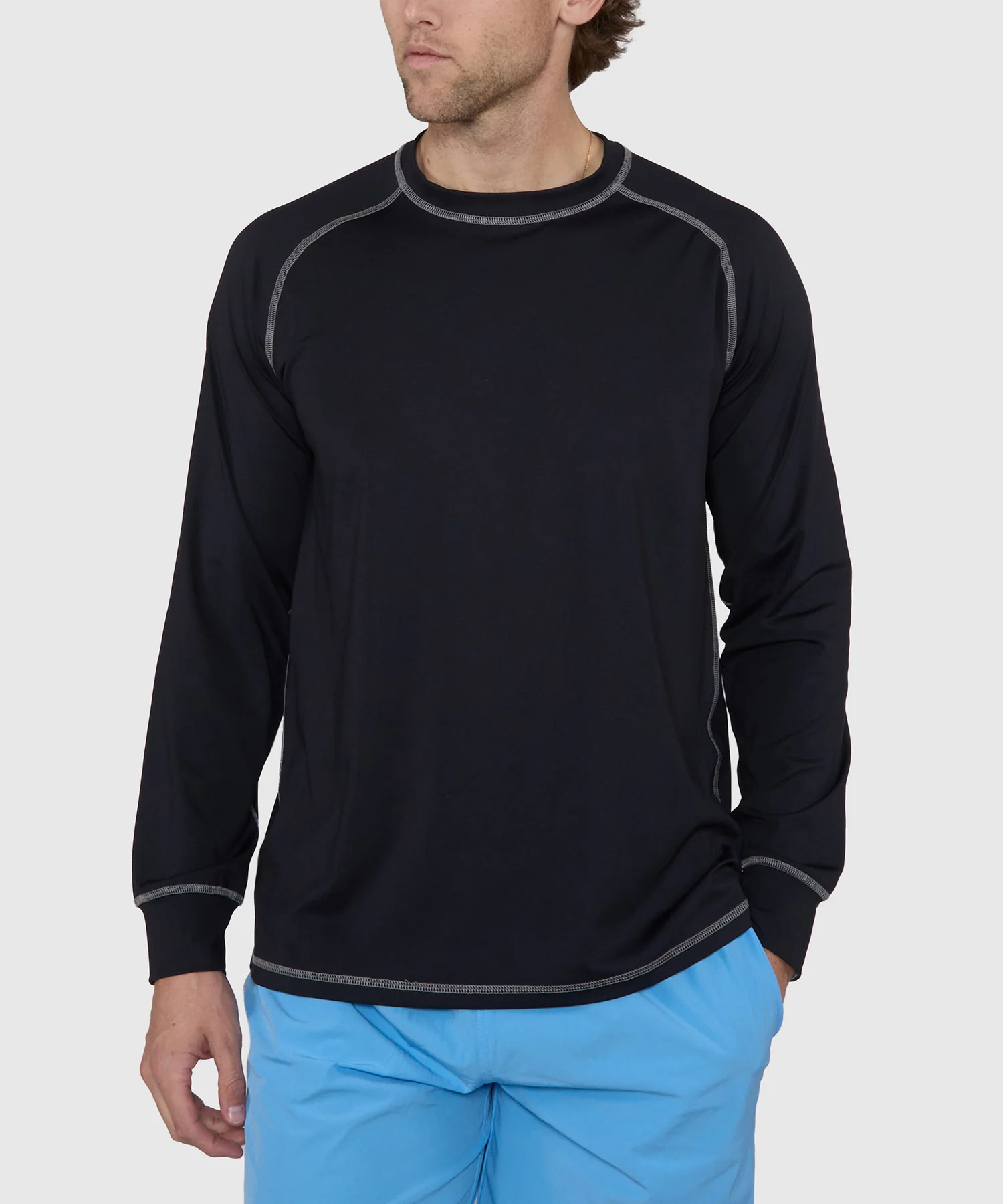 Westport Lifestyle Seaside Long Sleeve UPF 30 Rash Guard Shirt - Image 3