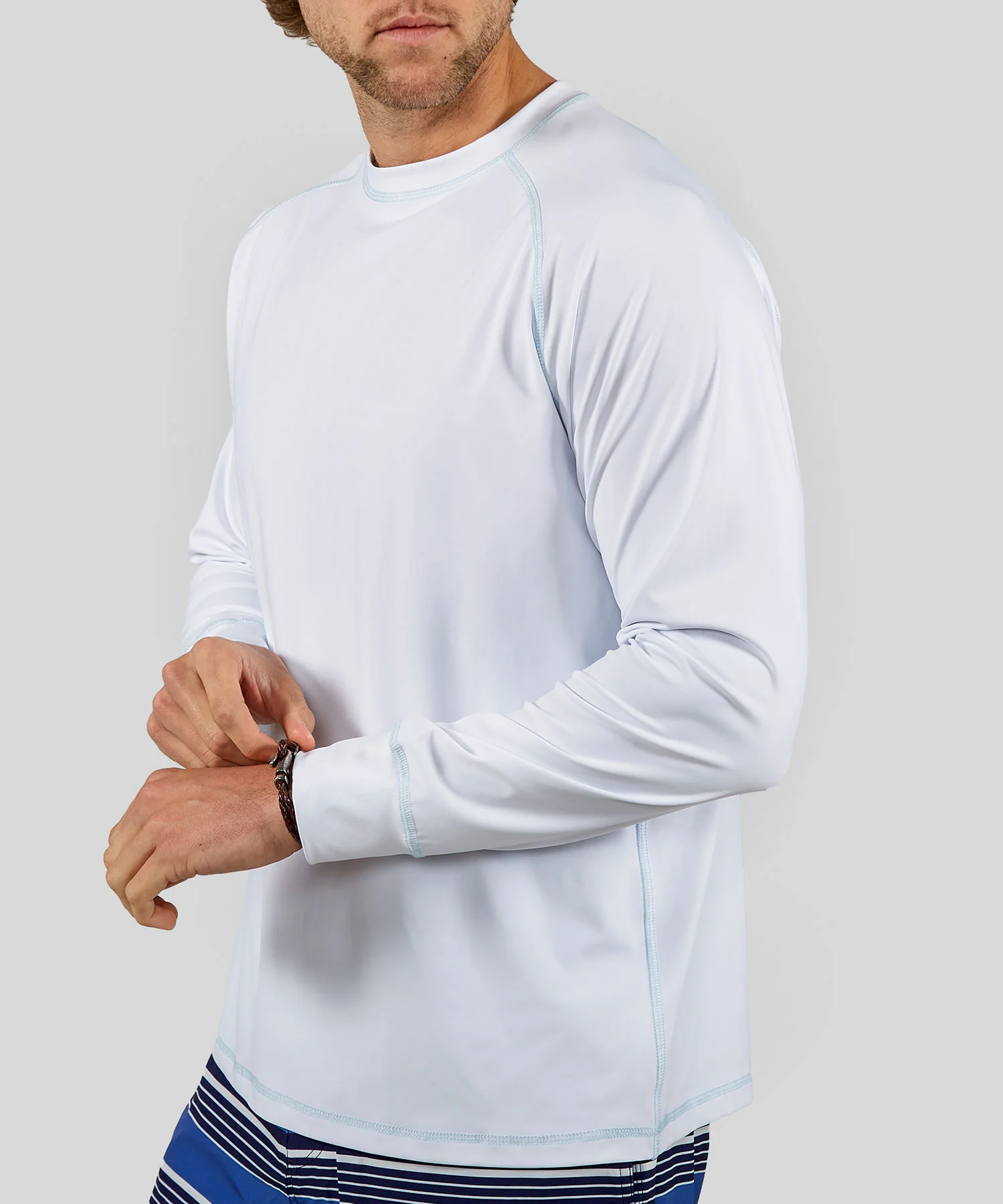 Westport Lifestyle Seaside Long Sleeve UPF 30 Rash Guard Shirt - Image 7