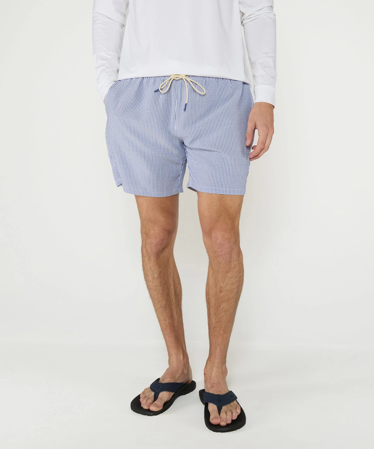 Westport Lifestyle Compo Seersucker Swim Trunks - Image 4