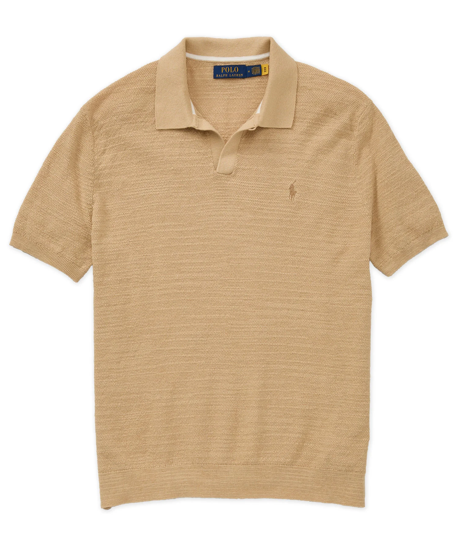 Polo Ralph Lauren Short Sleeve Cotton Linen Polo Sweater - Image 8