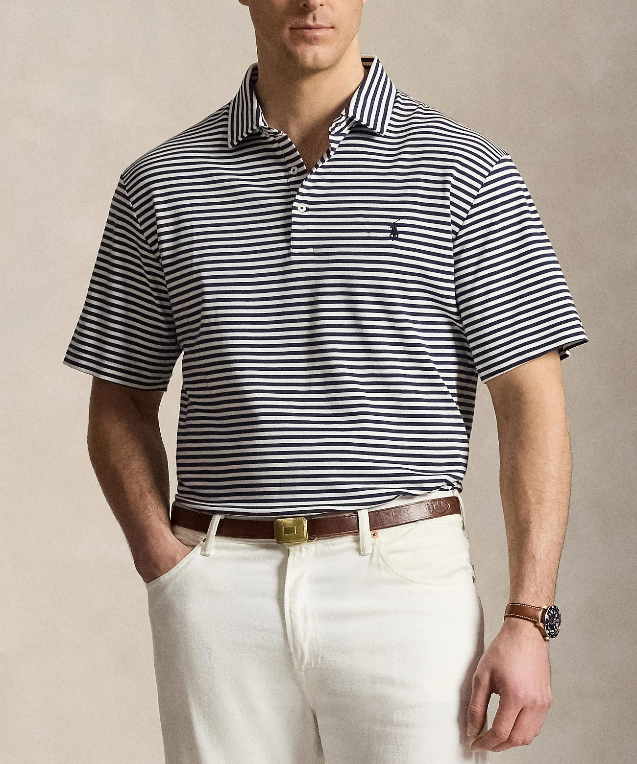 Polo Ralph Lauren Short Sleeve Soft Touch Cotton Stripe Polo - Image 10