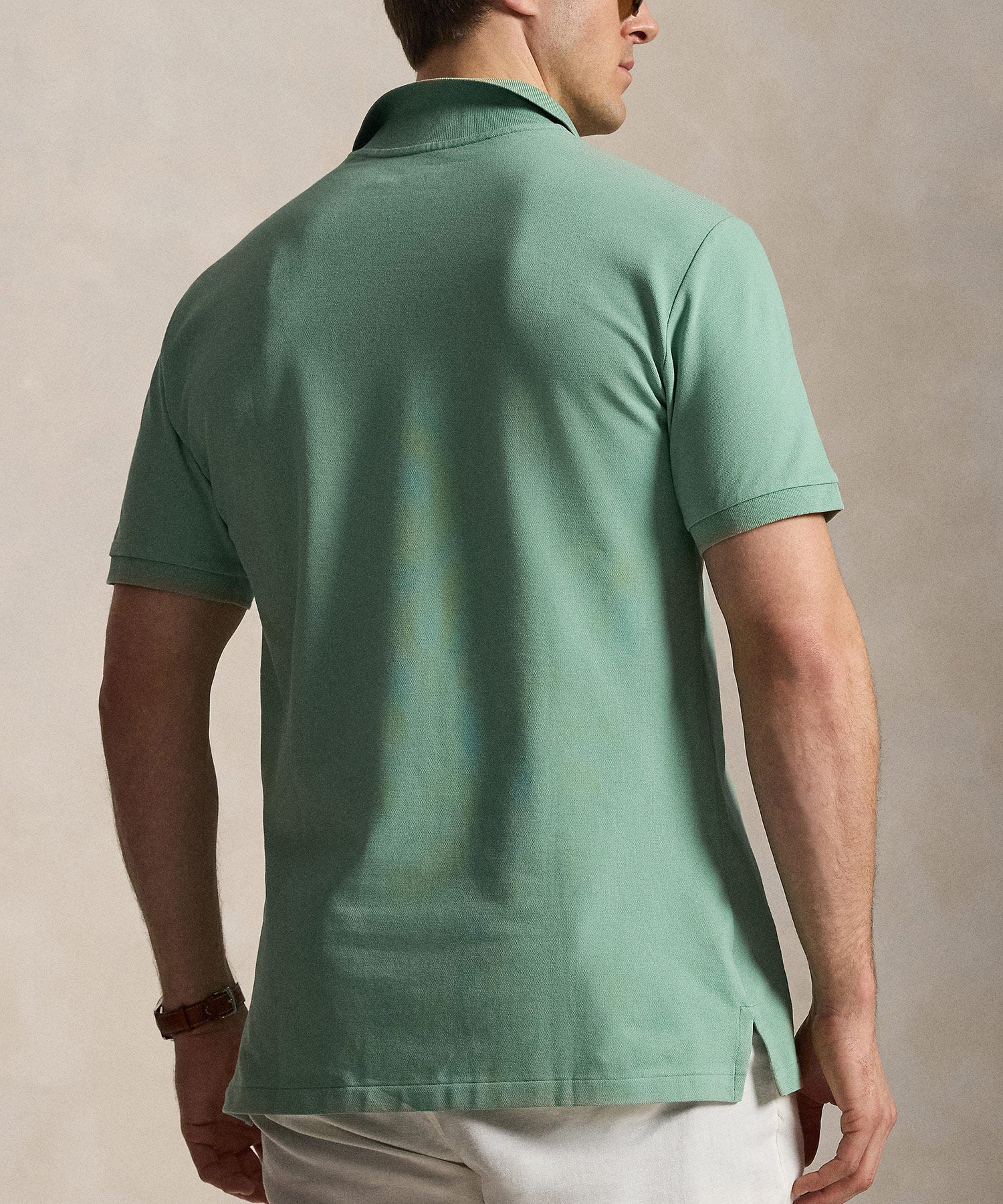 Polo Ralph Lauren Short Sleeve Stretch Mesh Johnny Collar Shirt - Image 11
