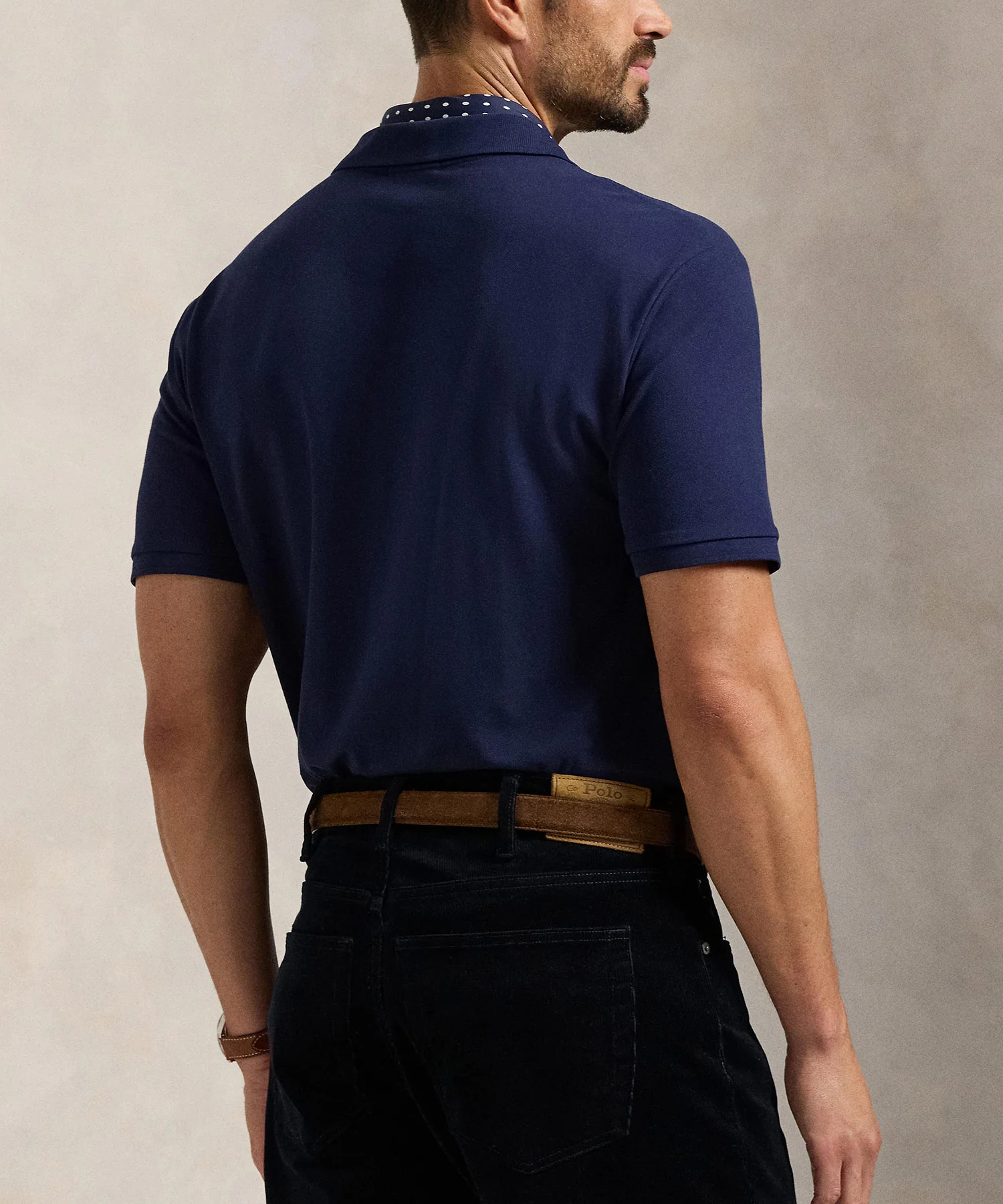 Polo Ralph Lauren Short Sleeve Stretch Mesh Johnny Collar Shirt - Image 6