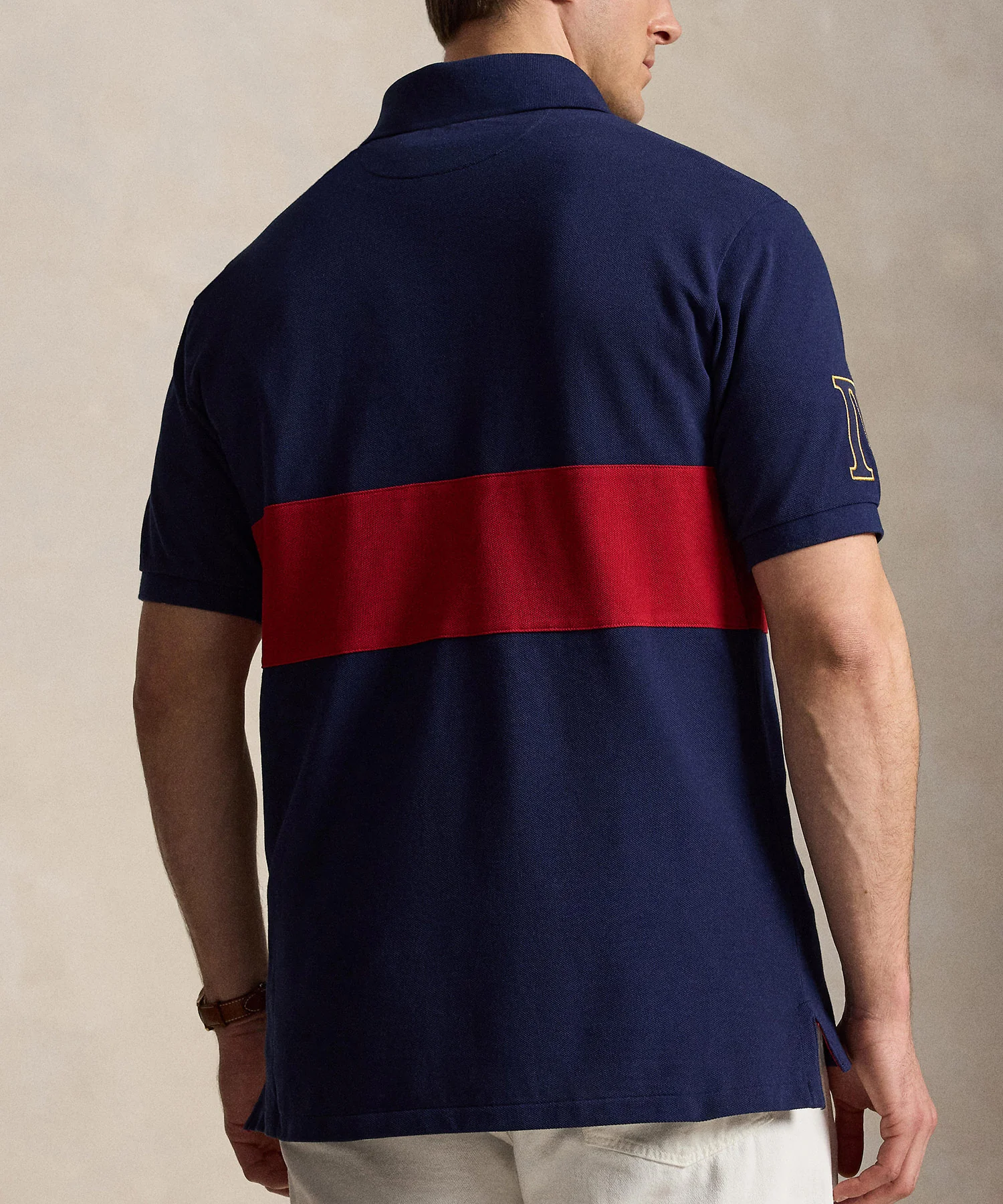 Polo Ralph Lauren Short Sleeve Dual Player Mesh Graphic Polo - Image 4