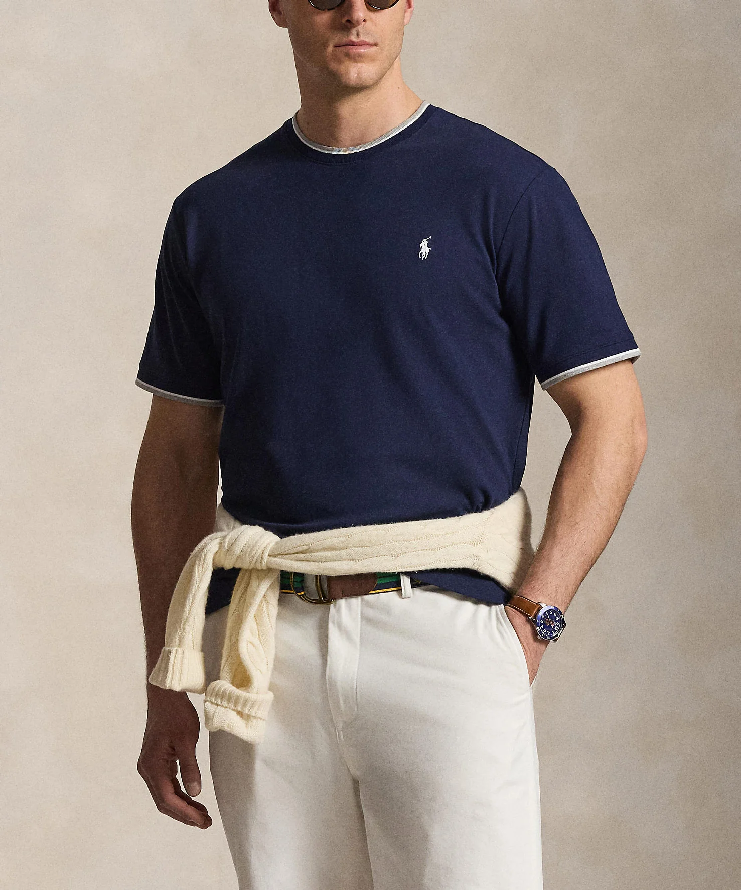 Polo Ralph Lauren Short Sleeve Stretch Mesh Ringer Crew T-Shirt - Image 22