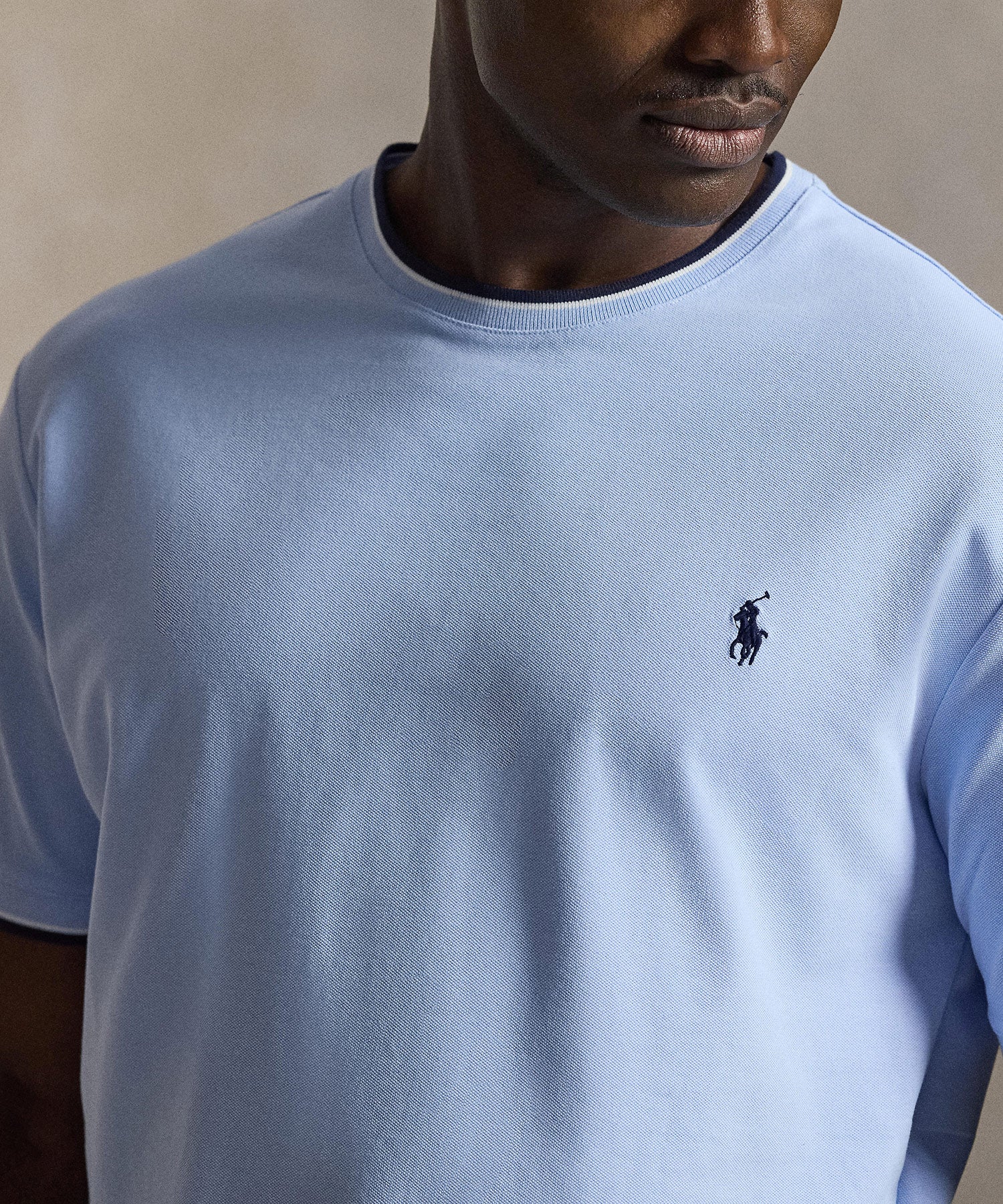 Polo Ralph Lauren Short Sleeve Stretch Mesh Ringer Crew T-Shirt - Image 5