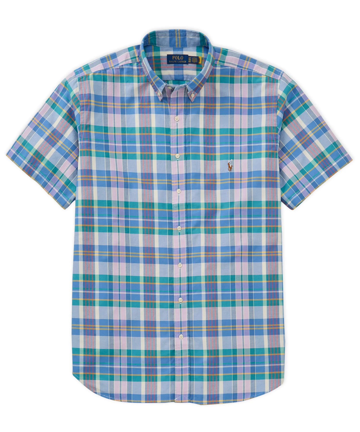Polo Ralph Lauren Short Sleeve Patterned Oxford Sport Shirt - Image 11