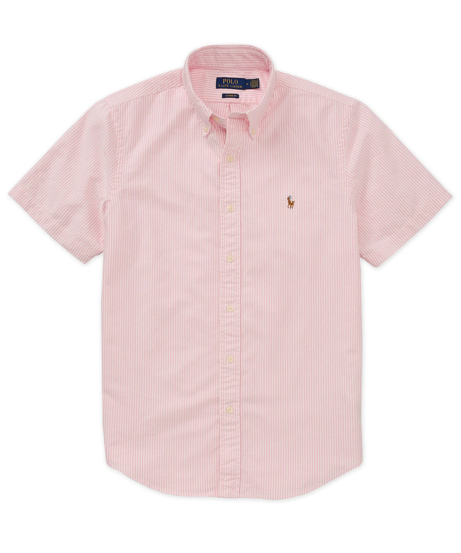 Polo Ralph Lauren Short Sleeve Patterned Oxford Sport Shirt - Image 6