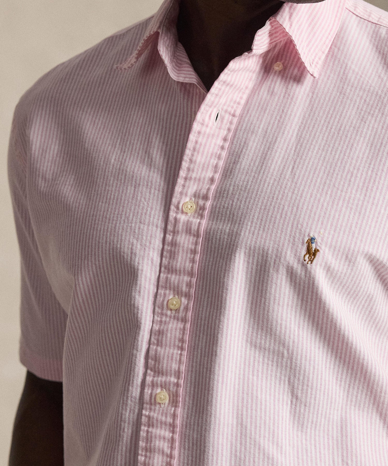 Polo Ralph Lauren Short Sleeve Patterned Oxford Sport Shirt - Image 8
