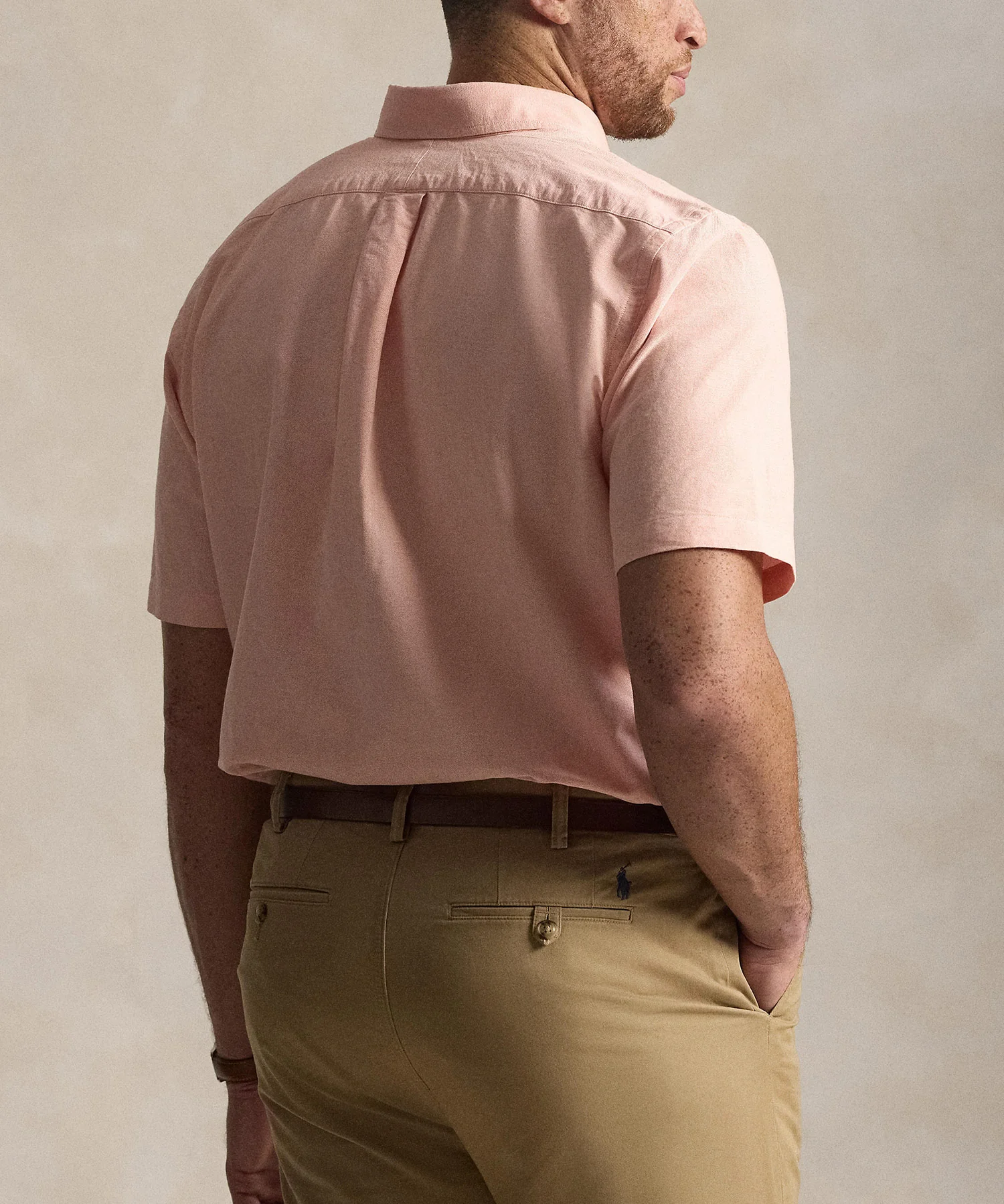 Polo Ralph Lauren Short Sleeve Solid Oxford Sport Shirt - Image 4