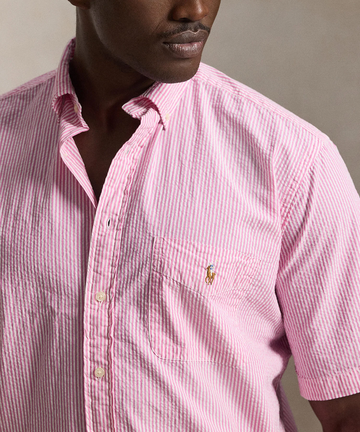Polo Ralph Lauren Short Sleeve Seersucker Sport Shirt - Image 11