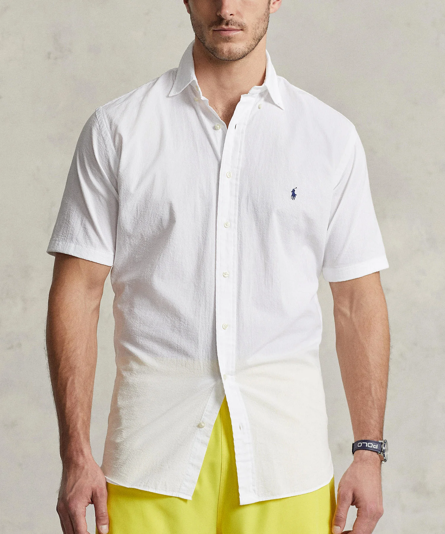 Polo Ralph Lauren Short Sleeve Seersucker Sport Shirt - Image 14