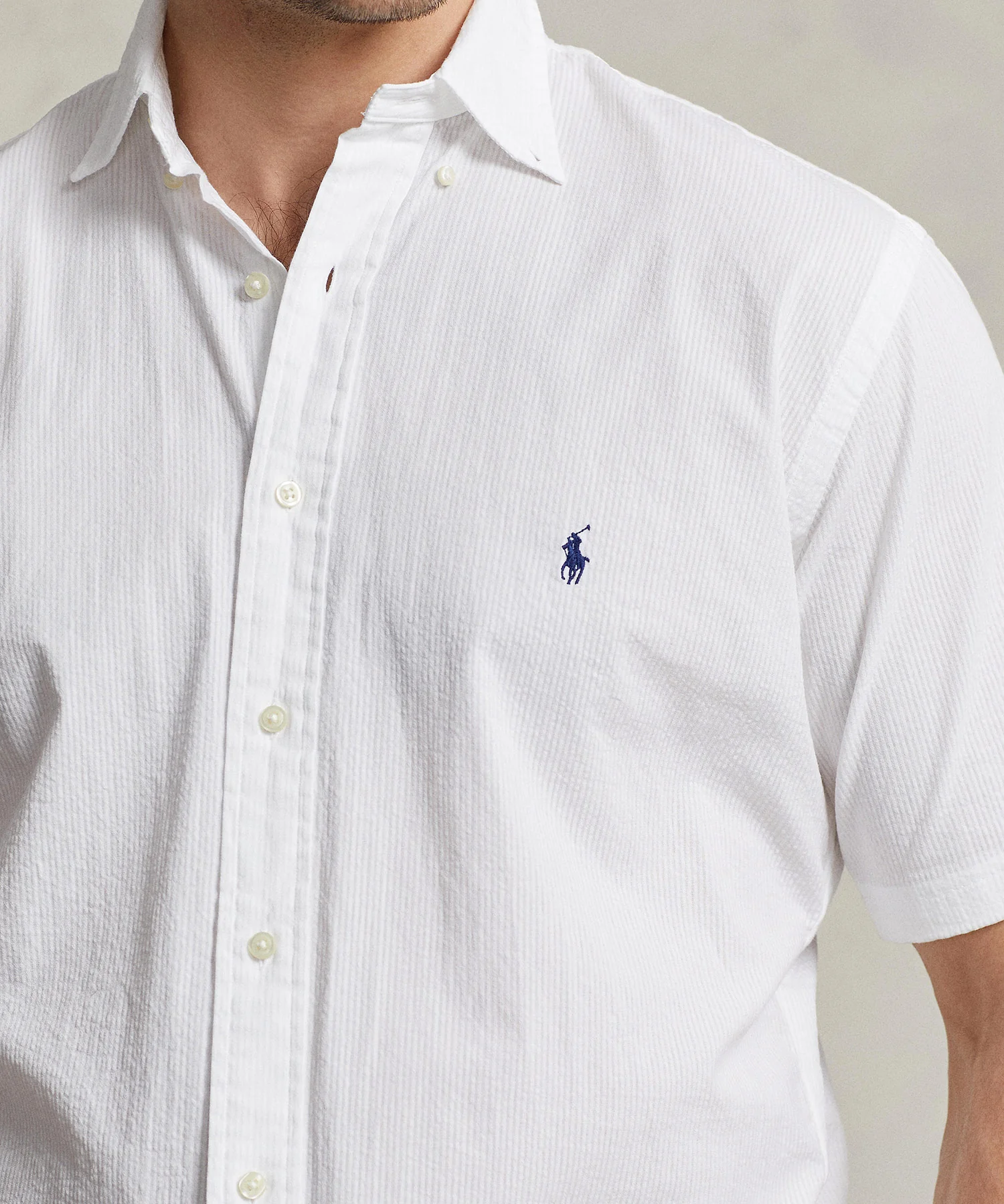 Polo Ralph Lauren Short Sleeve Seersucker Sport Shirt - Image 16
