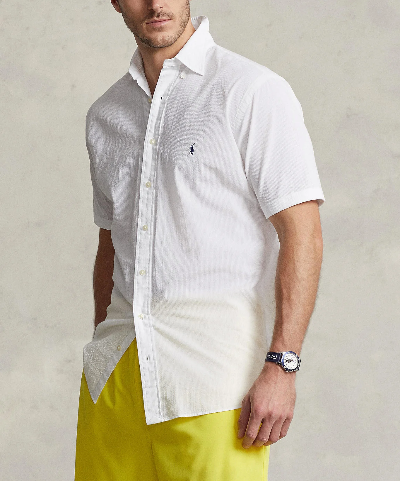 Polo Ralph Lauren Short Sleeve Seersucker Sport Shirt - Image 17