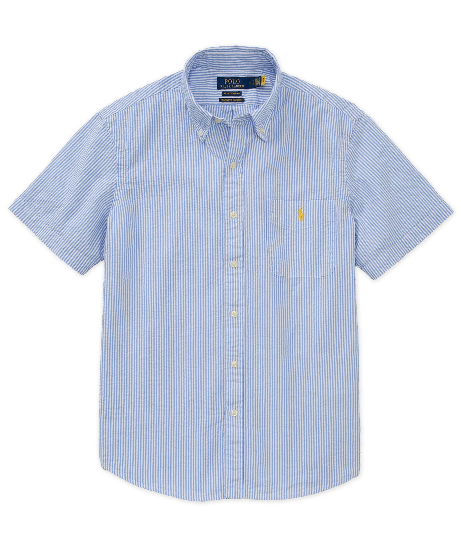 Polo Ralph Lauren Short Sleeve Seersucker Sport Shirt - Image 3