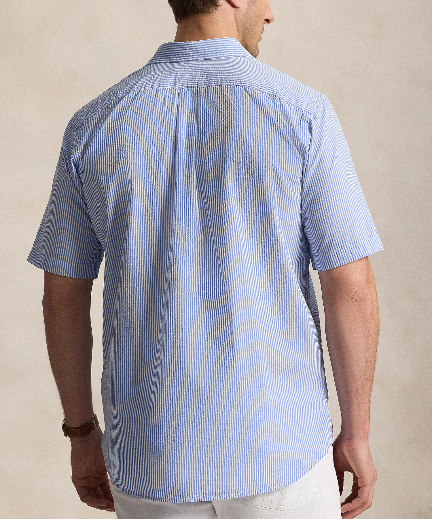 Polo Ralph Lauren Short Sleeve Seersucker Sport Shirt - Image 5