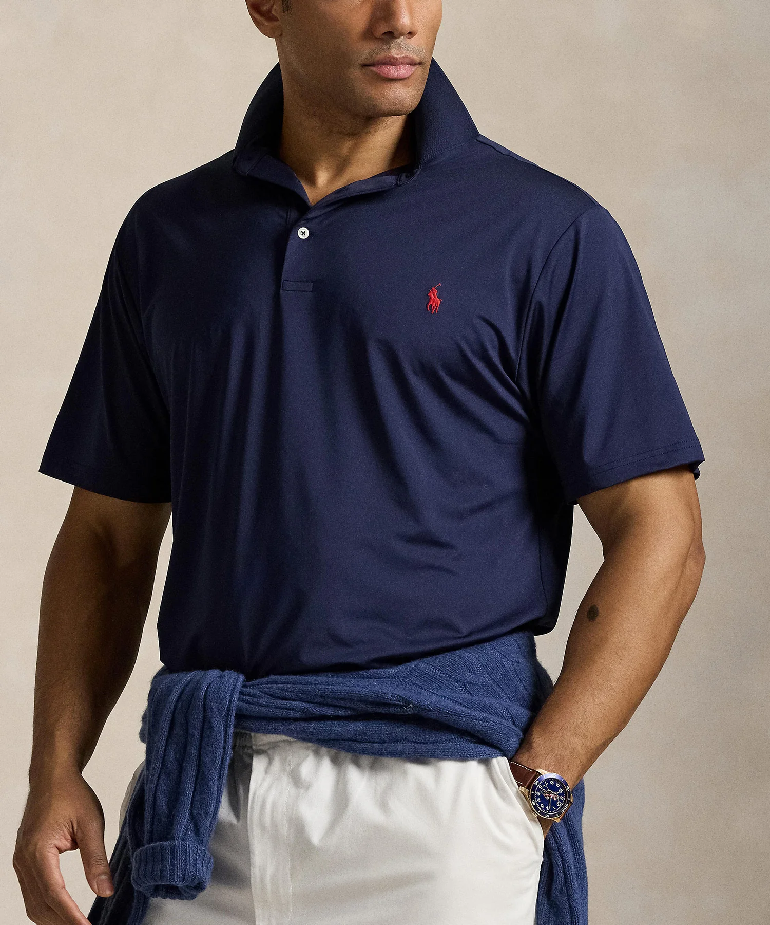 Polo Ralph Lauren Short Sleeve Performance Solid Polo - Image 4