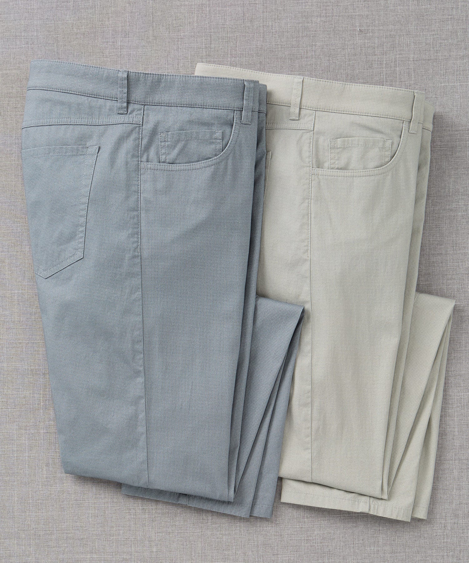 Westport Black Mosaic Print Stretch 5-Pocket Pants - Image 2