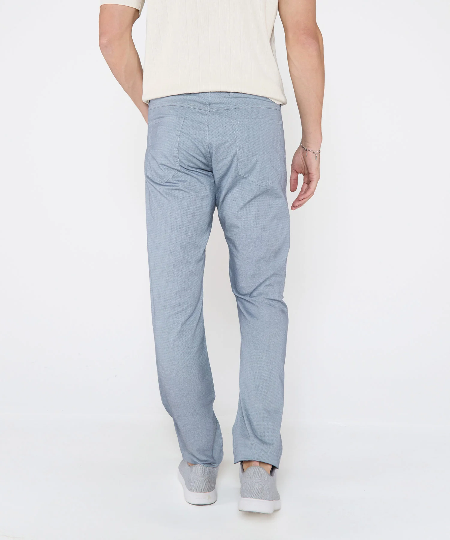 Westport Black Mosaic Print Stretch 5-Pocket Pants - Image 6