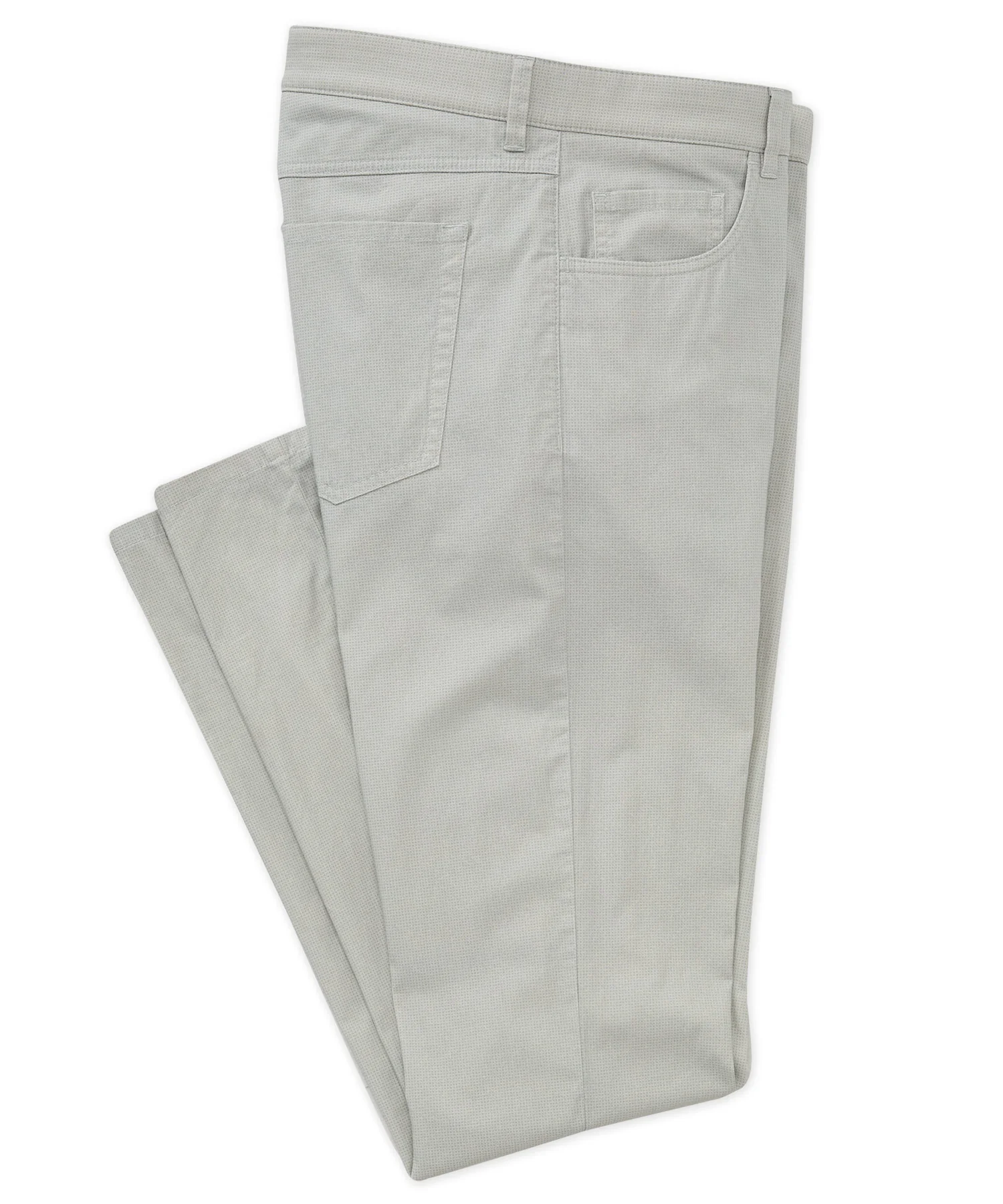 Westport Black Mosaic Print Stretch 5-Pocket Pants - Image 7