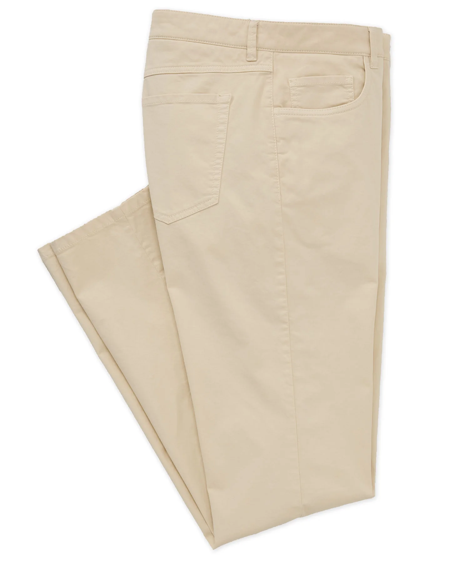 Westport Black Garment-Dyed Broken Twill 5-Pocket Pant