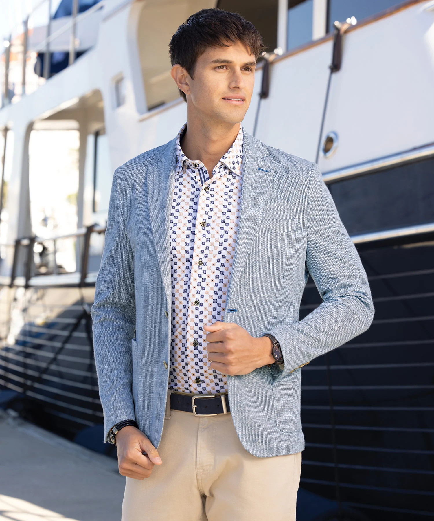 Westport Black Preston Knit Blazer - Image 2