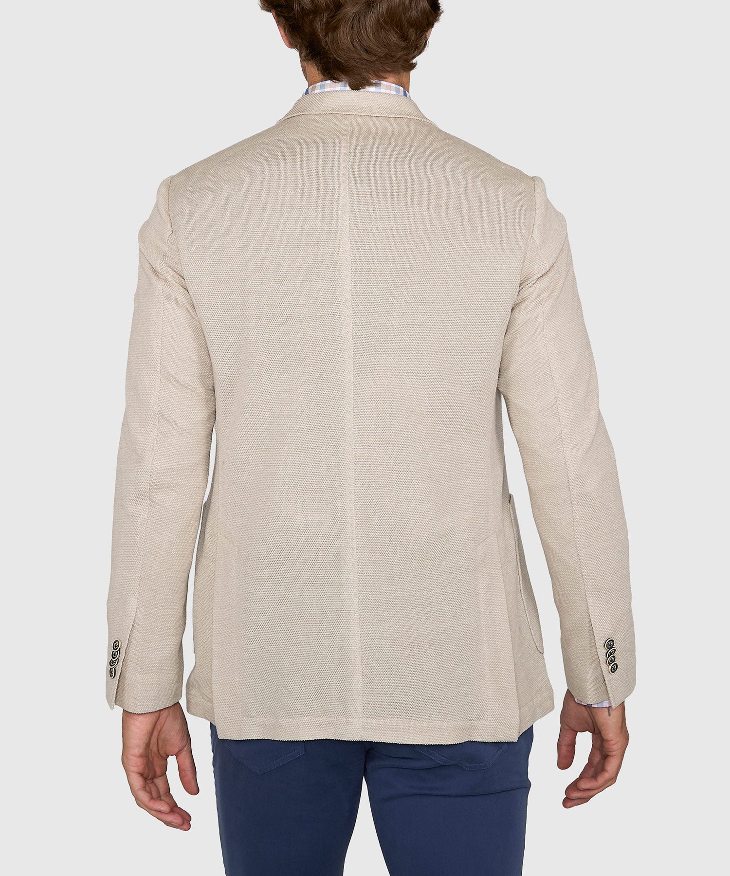 Westport Black Summer Pique Knit Sport Coat - Image 7