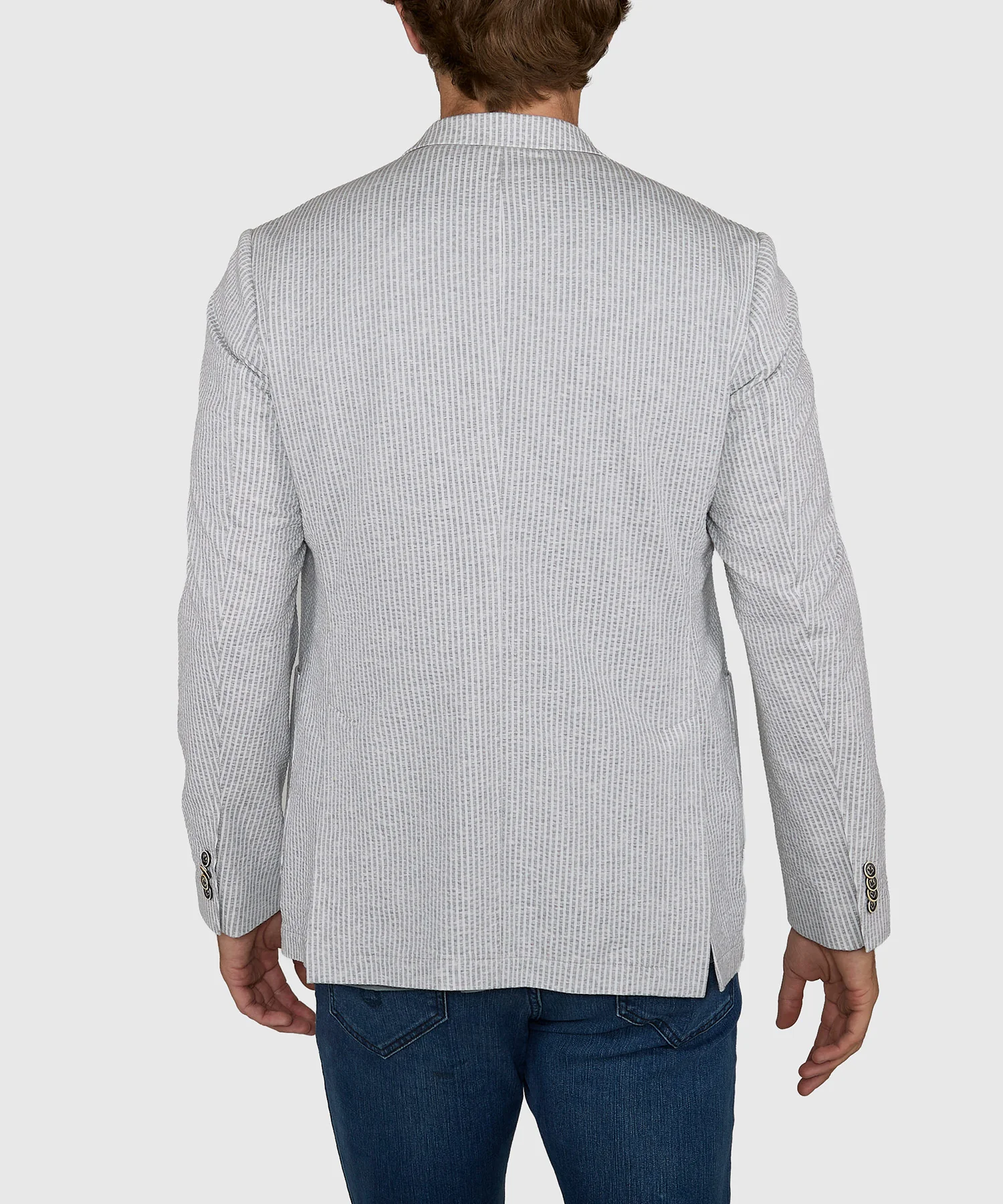 Westport Black Charleston Knit Seersucker Sport Coat - Image 6